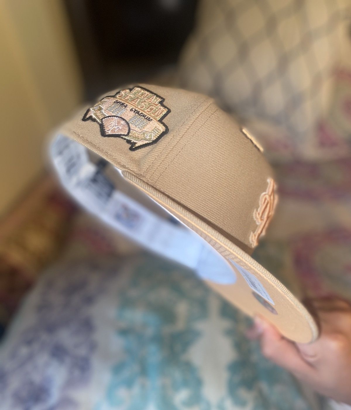 Hat Club × MLB × New Era Exclusive camel peach New York Mets final season fitted hat Size ONE SIZE - 2 Thumbnail