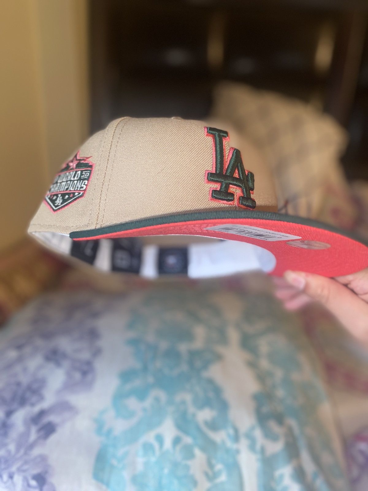 Hat Club × MLB × New Era Exclusive Los Angeles Dodgers forest 2 tone fitted hat Size ONE SIZE - 4 Thumbnail