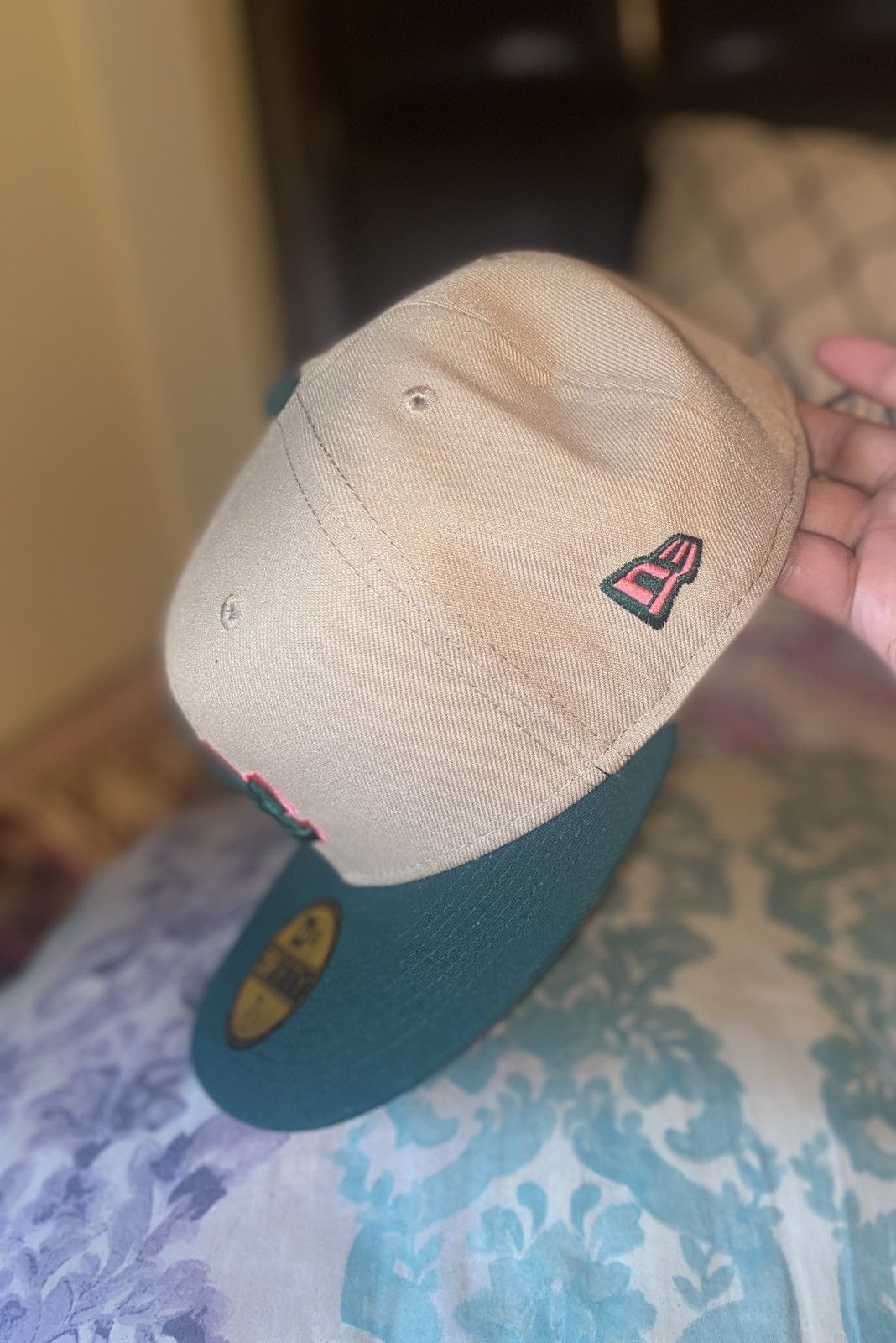 Hat Club × MLB × New Era Exclusive Los Angeles Dodgers forest 2 tone fitted hat Size ONE SIZE - 3 Thumbnail