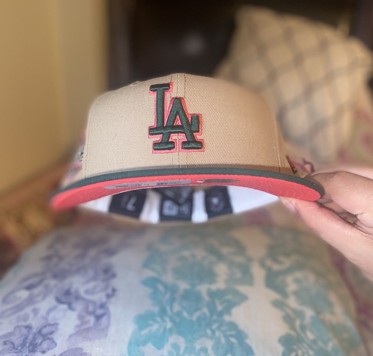 Hat Club × MLB × New Era Exclusive Los Angeles Dodgers forest 2 tone fitted hat Size ONE SIZE - 5 Thumbnail