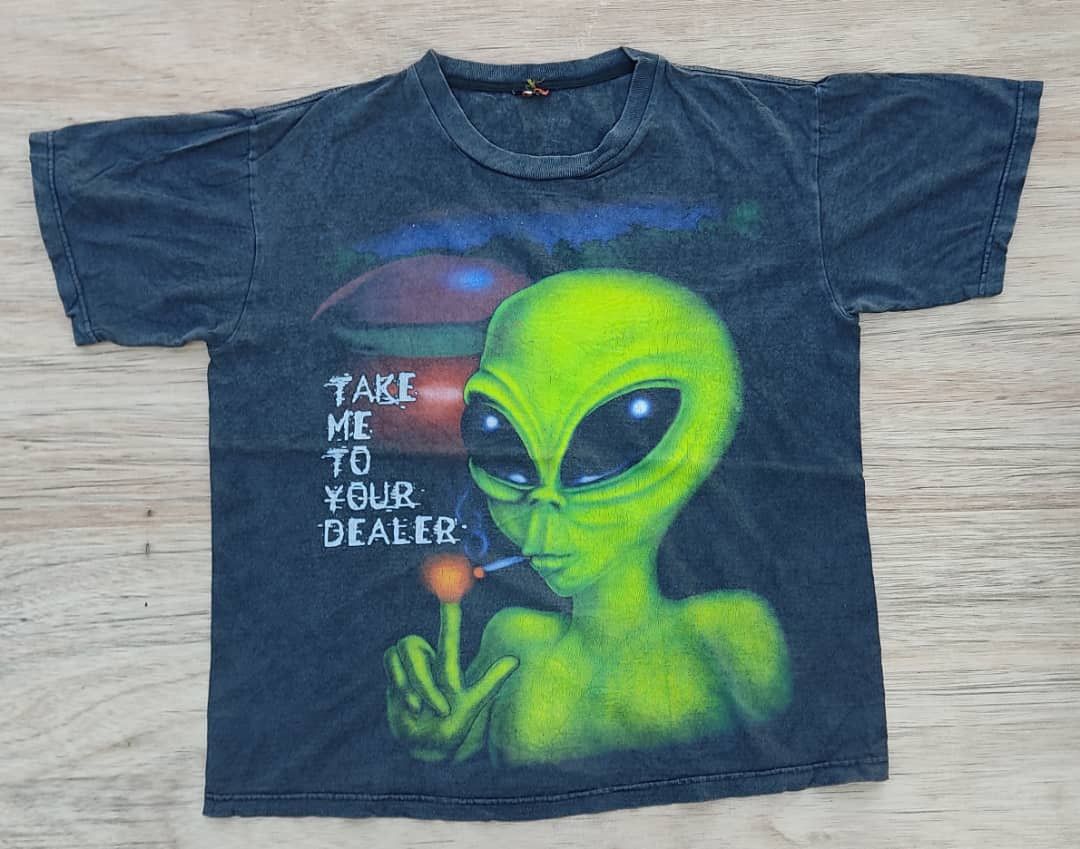 Vintage vintage tee Alien ( A 21 ) Size US L / EU 52-54 / 3 - 1 Thumbnail
