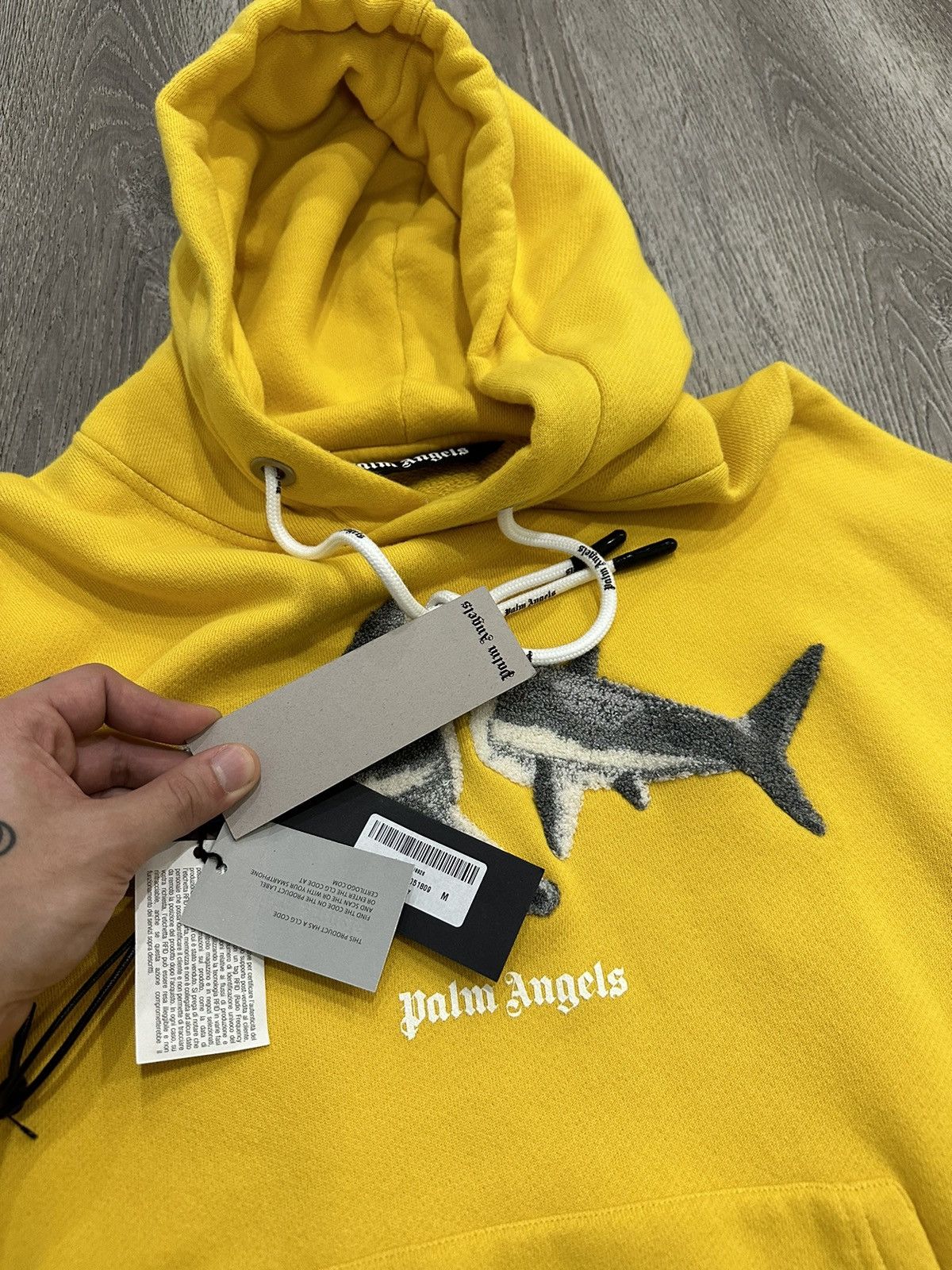 Palm Angels Palm Angels Shark Hoodie Size US M / EU 48-50 / 2 - 8 Thumbnail