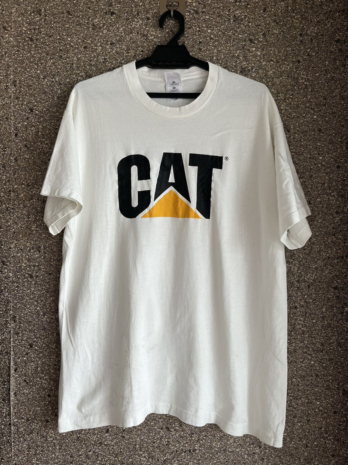 Image of Vintage Cat Ft36 in White, Men's (Size XL)