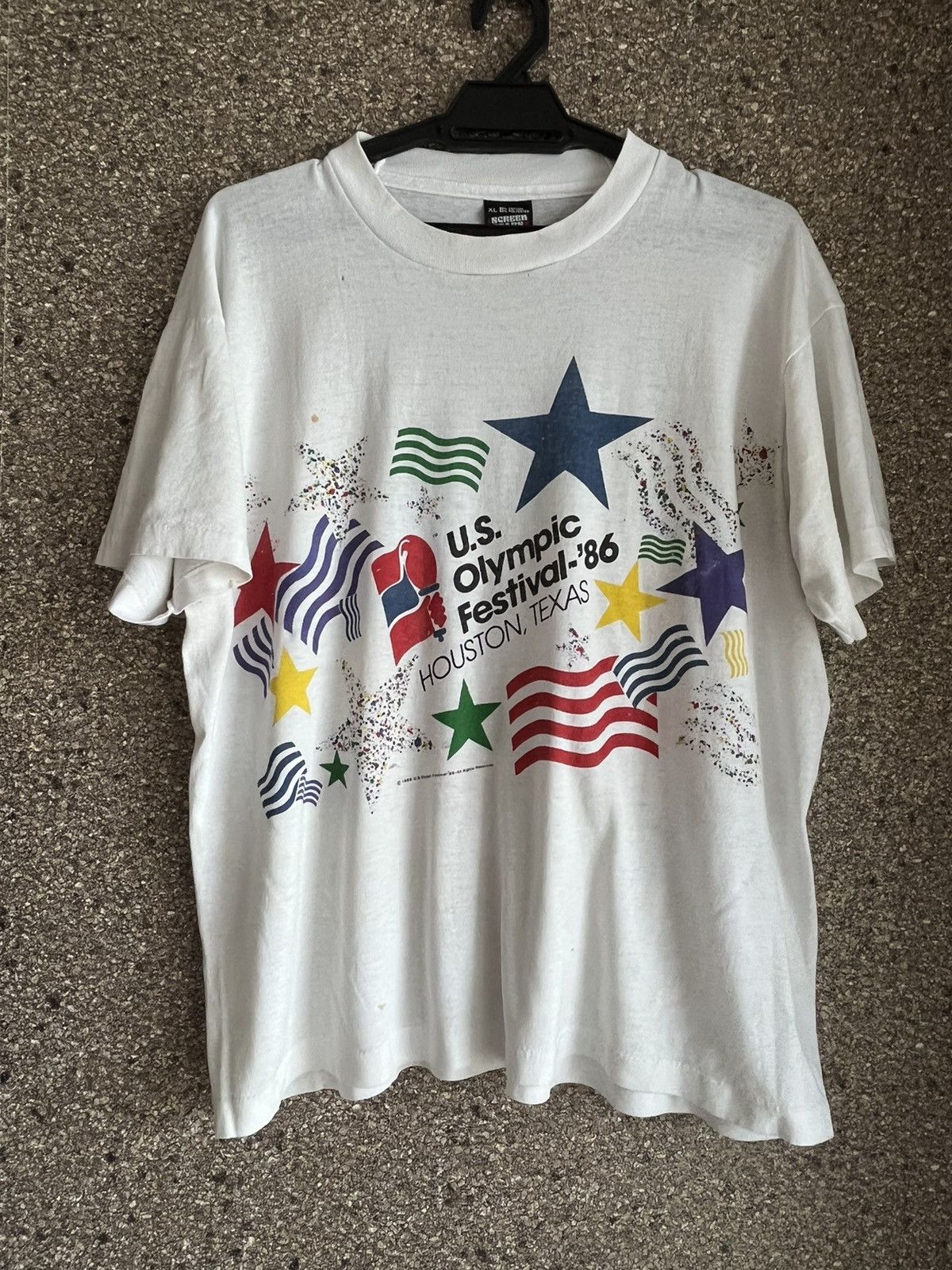 image of Vintage Us Olympic Festival Ft36 in White, Men's (Size XL)