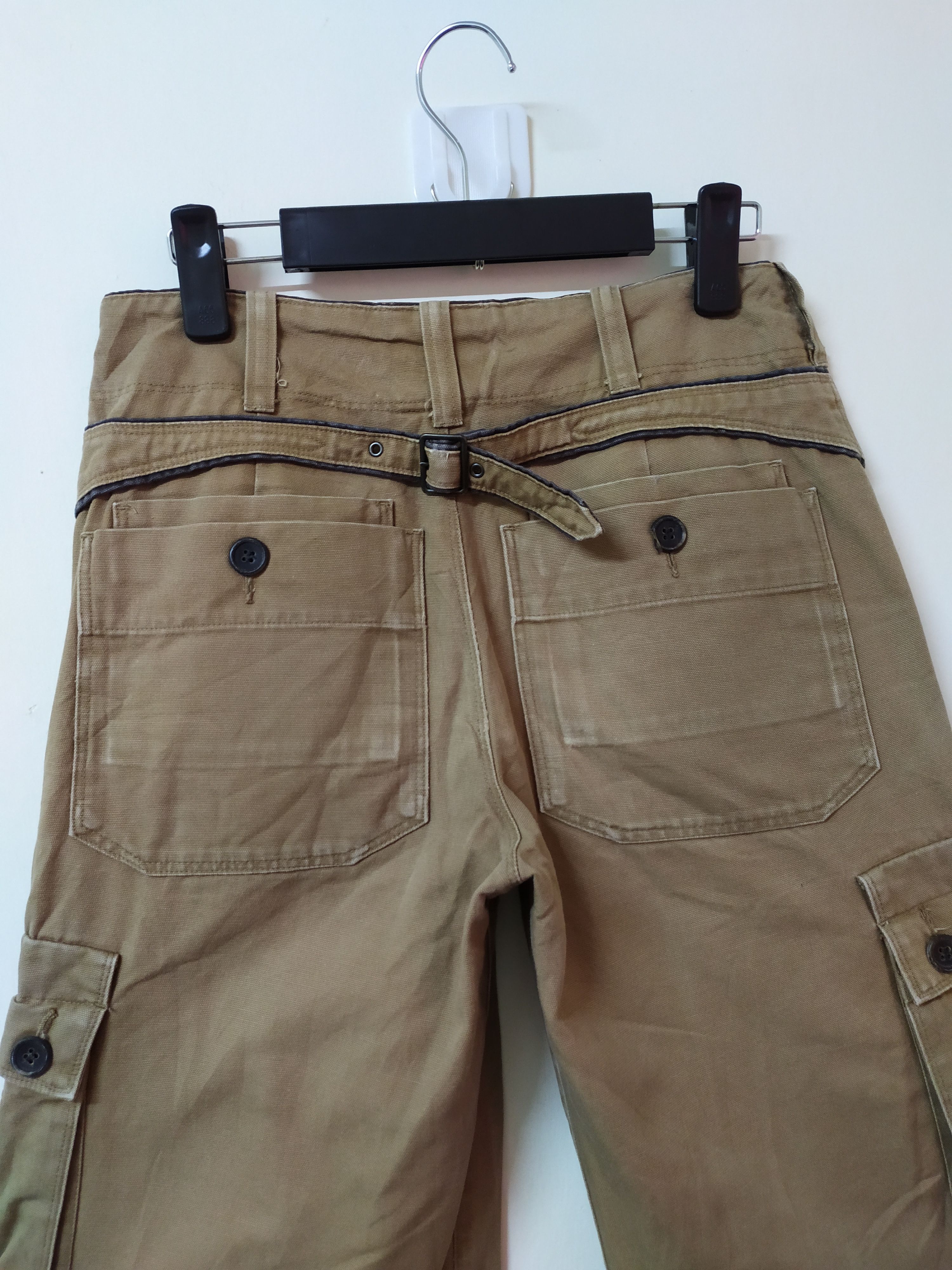 Paul Smith PAUL SMITH FADED CARGO PANTS/TACTICAL PANTS Size US 28 / EU 44 - 10 Thumbnail