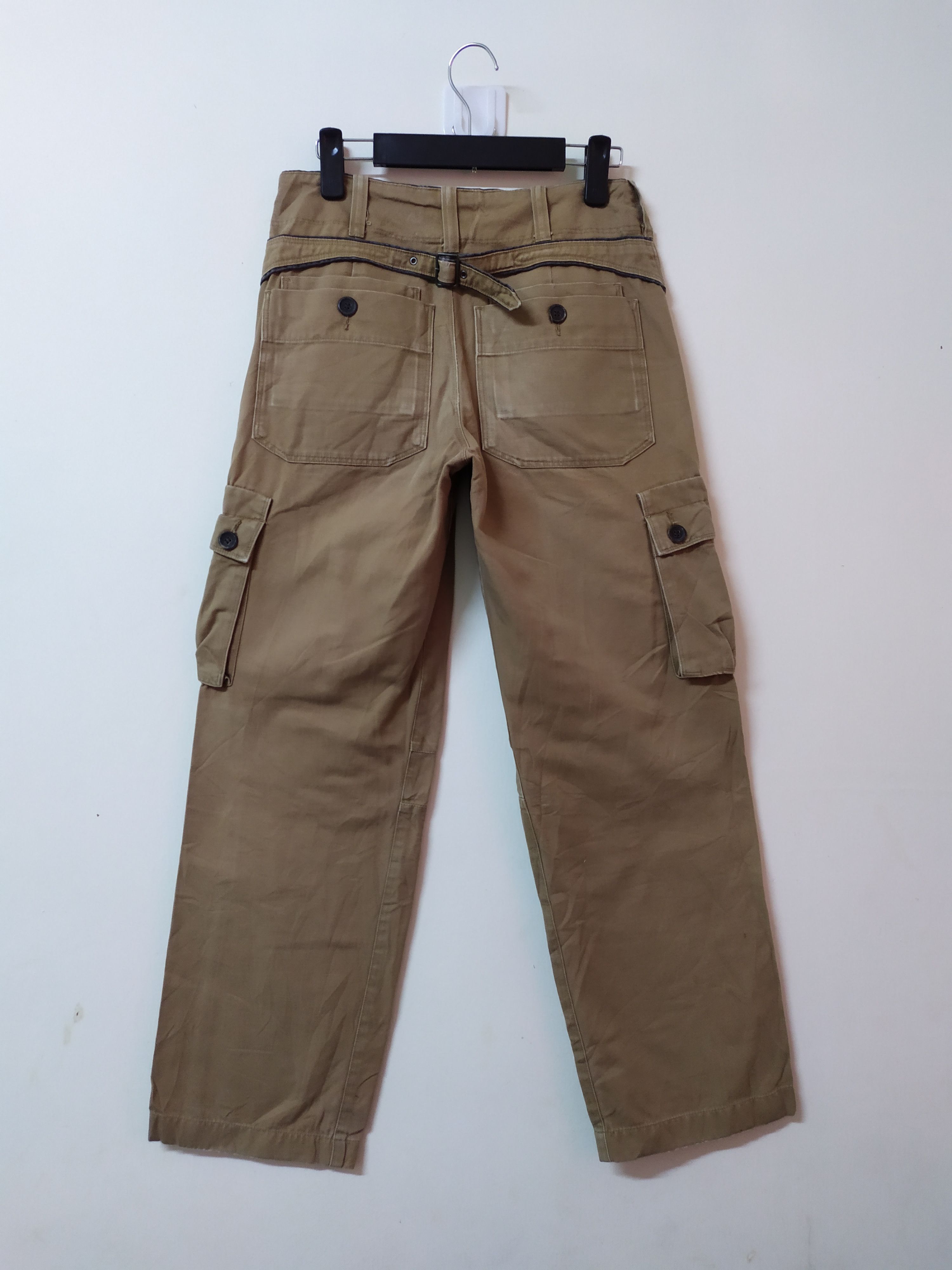 Paul Smith PAUL SMITH FADED CARGO PANTS/TACTICAL PANTS Size US 28 / EU 44 - 8 Thumbnail