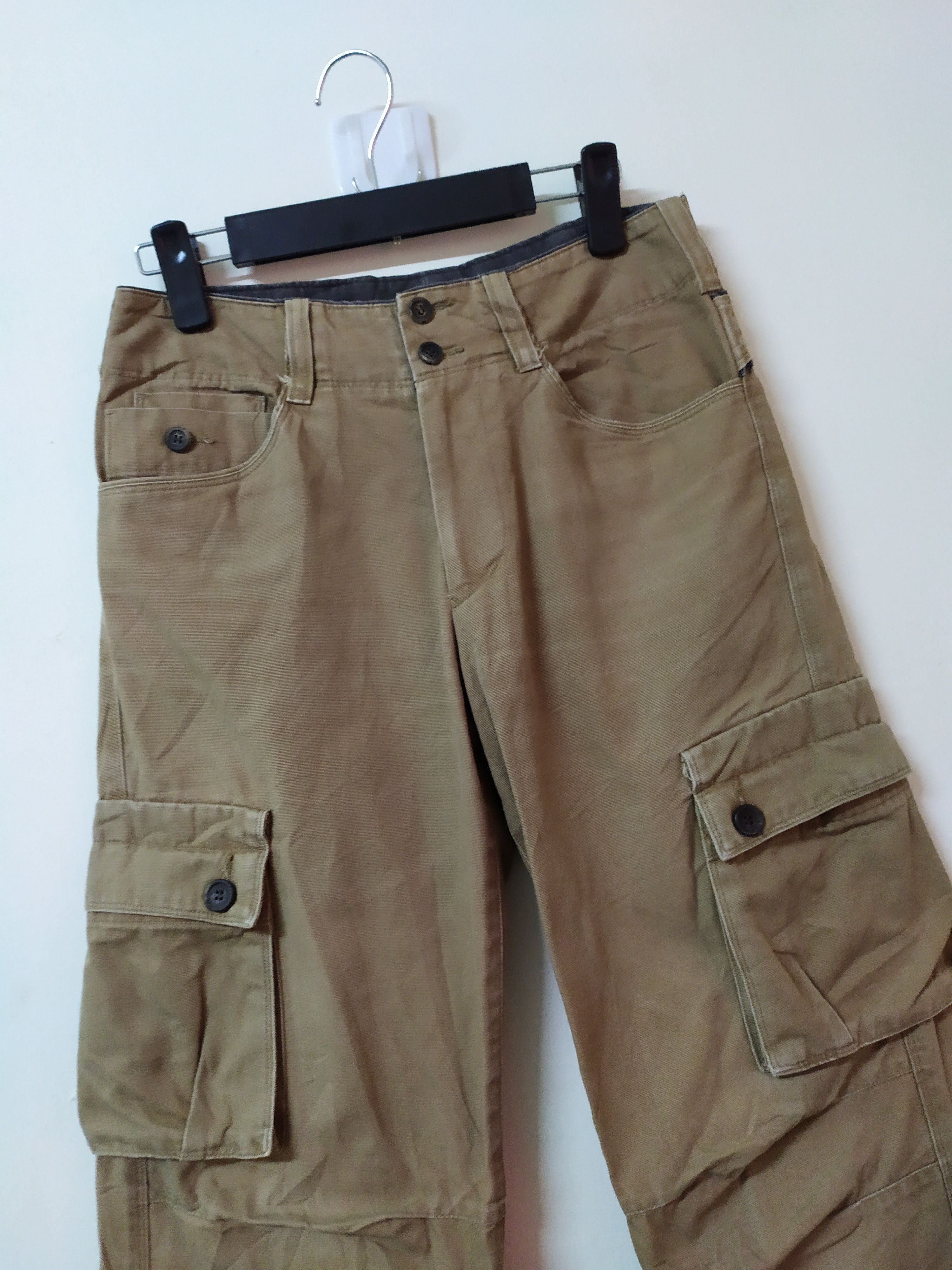 Paul Smith PAUL SMITH FADED CARGO PANTS/TACTICAL PANTS Size US 28 / EU 44 - 2 Thumbnail