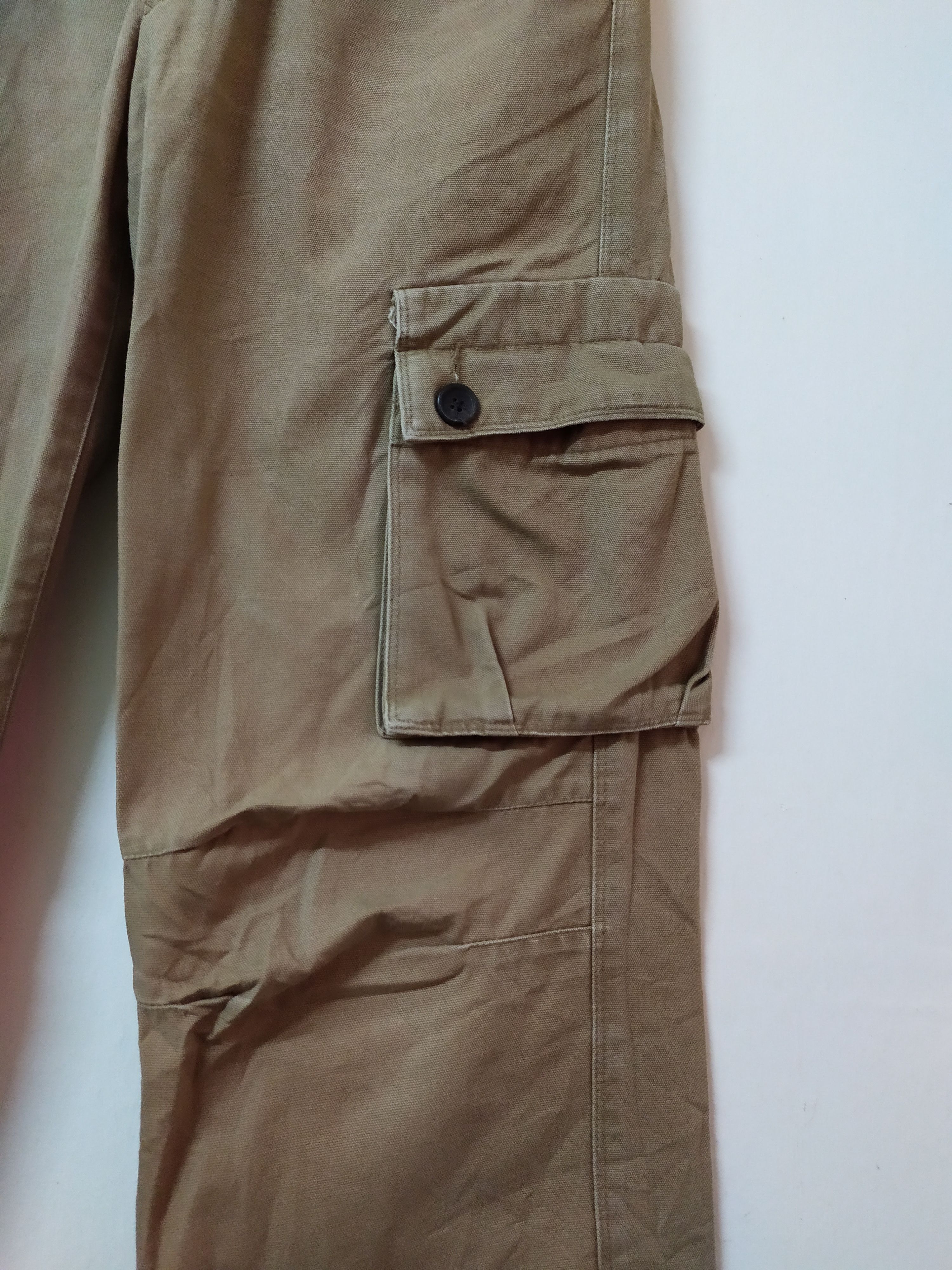 Paul Smith PAUL SMITH FADED CARGO PANTS/TACTICAL PANTS Size US 28 / EU 44 - 6 Thumbnail