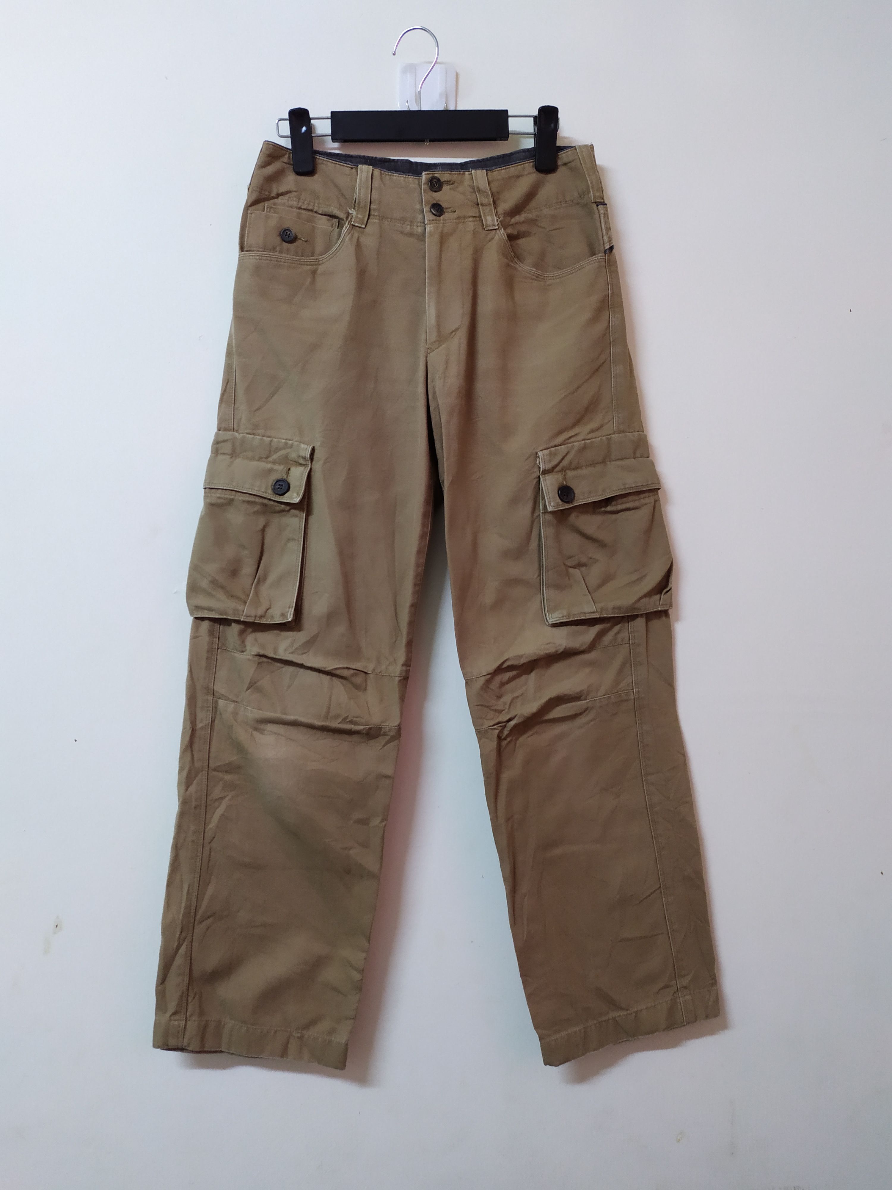 Paul Smith PAUL SMITH FADED CARGO PANTS/TACTICAL PANTS Size US 28 / EU 44 - 1 Thumbnail