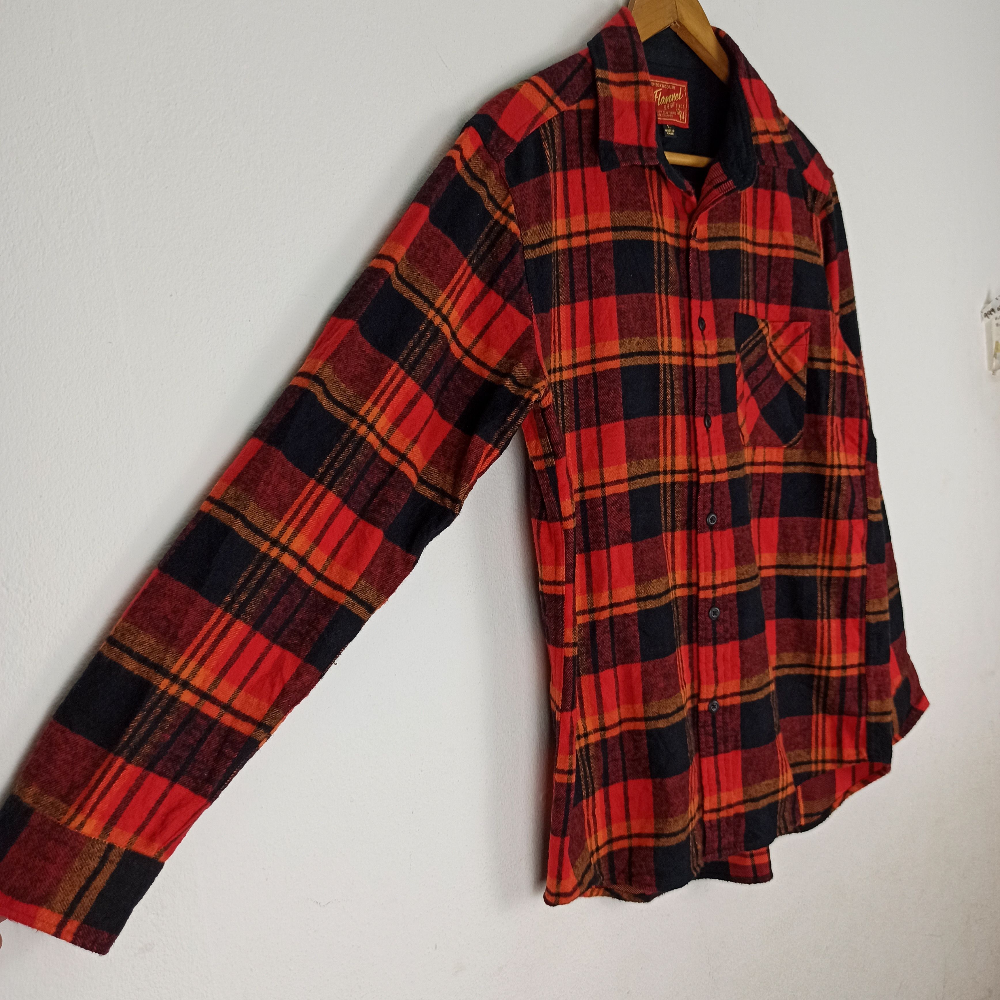 Flannel Rare🔥 Uniqlo Flannel Long Sleeve japan style Size US L / EU 52-54 / 3 - 3 Thumbnail