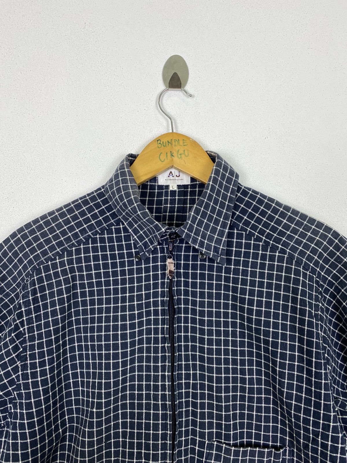 Alexander Julian × Designer × Flannel SHIRT BUTTON UPS ALEXANDER JULIAN WITH SINGLE POCKET Size US L / EU 52-54 / 3 - 5 Thumbnail