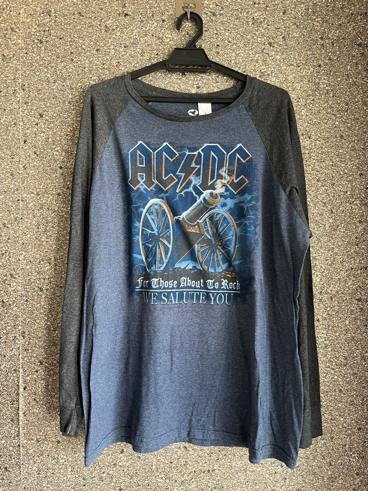 image of Vintage Acdc Ft33 in Grey, Men's (Size XL)