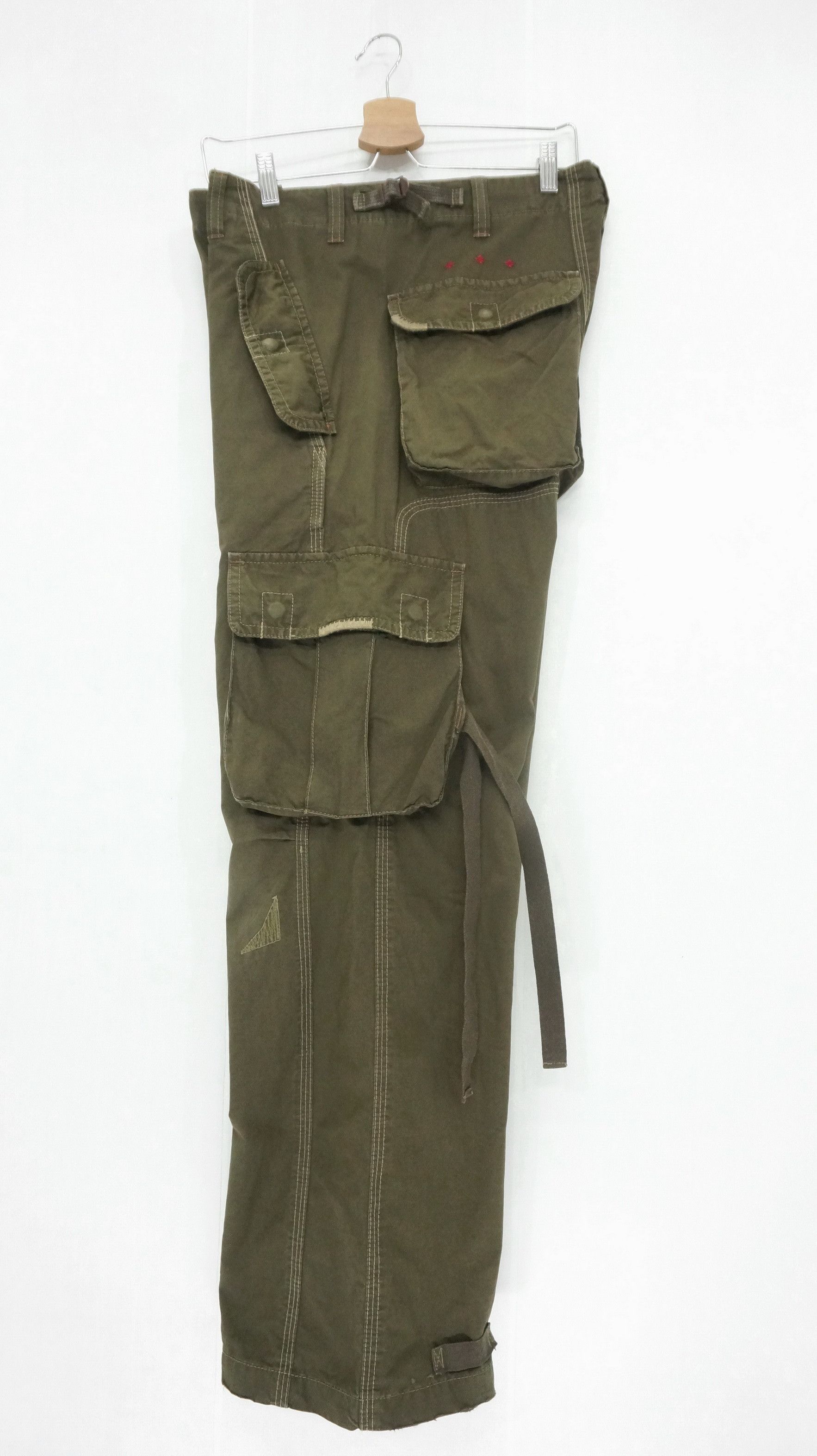 Other Fire! Japanese Bondage Military Cargo Pants Size US 33 - 5 Thumbnail