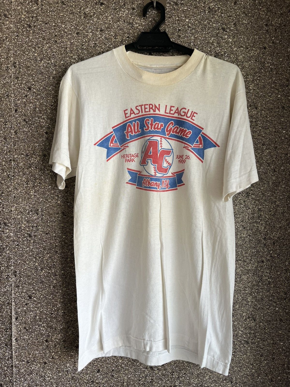 image of Vintage Eastern League Ft33 in White, Men's (Size Large)