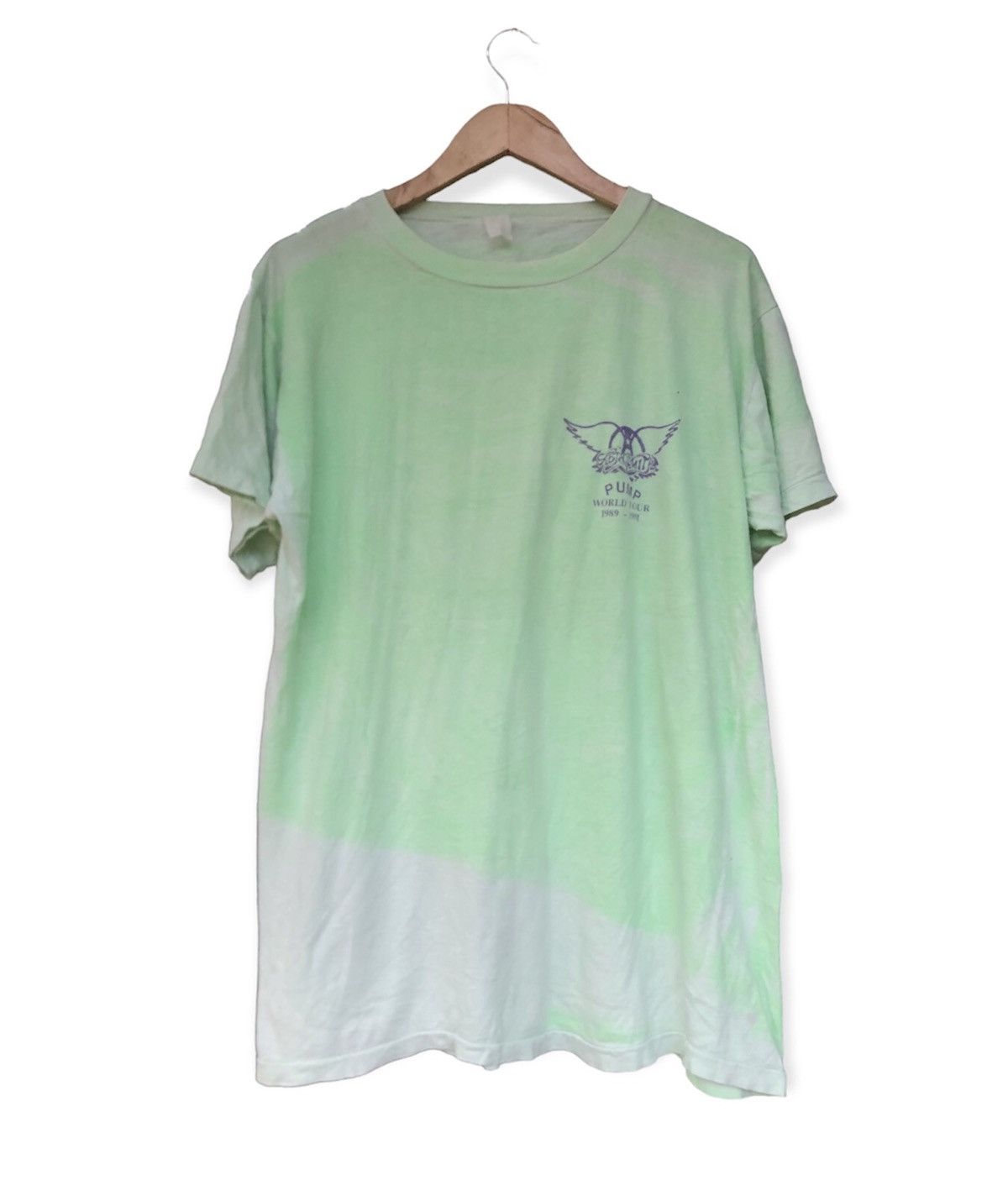 Aerosmith × Band Tees Superb Rare Vintage Aerosmith Crew shirt (Aero pump crew) Size US L / EU 52-54 / 3 - 3 Thumbnail