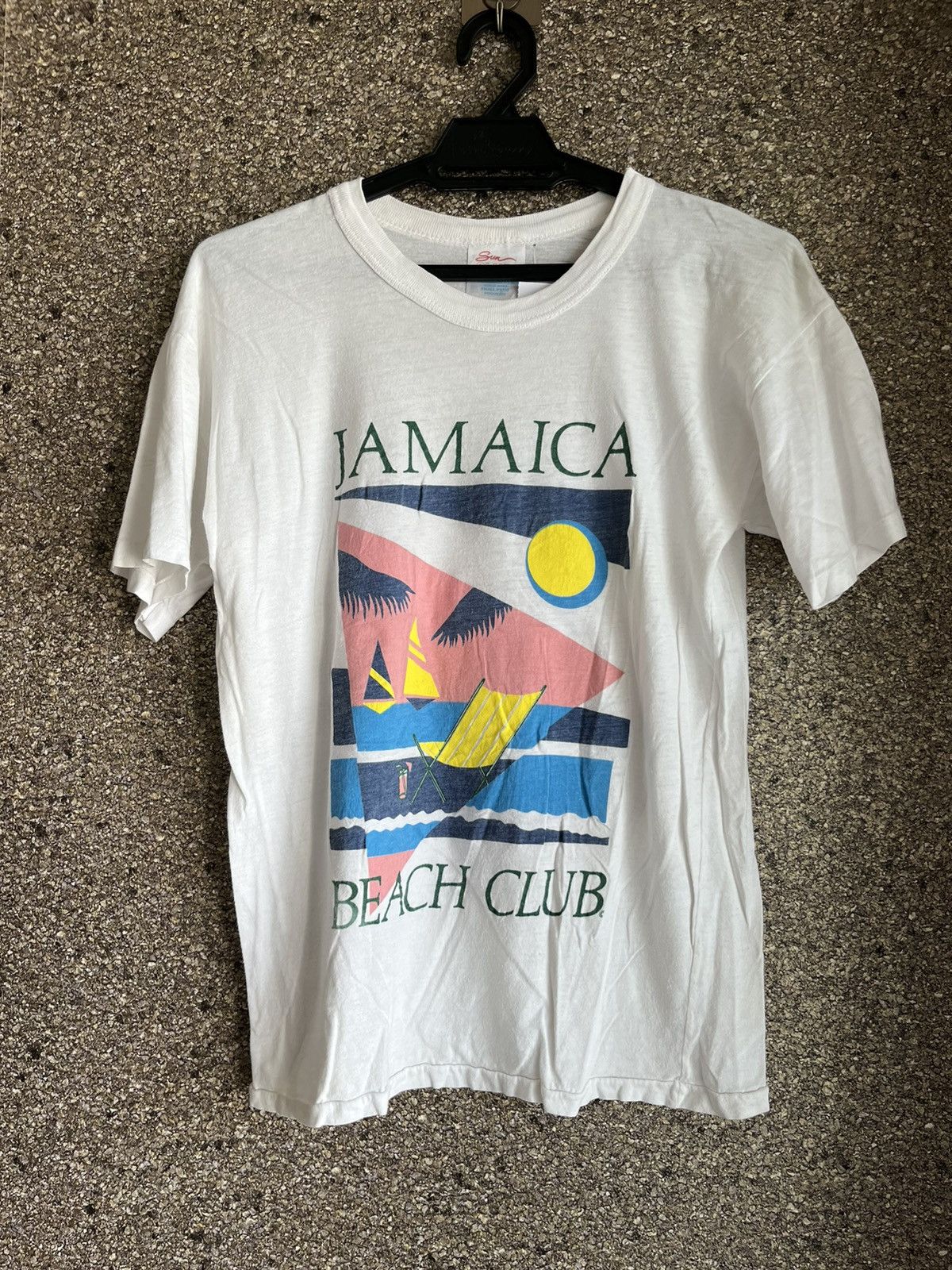 image of Vintage Jamaica Ft33 in White, Men's (Size Small)