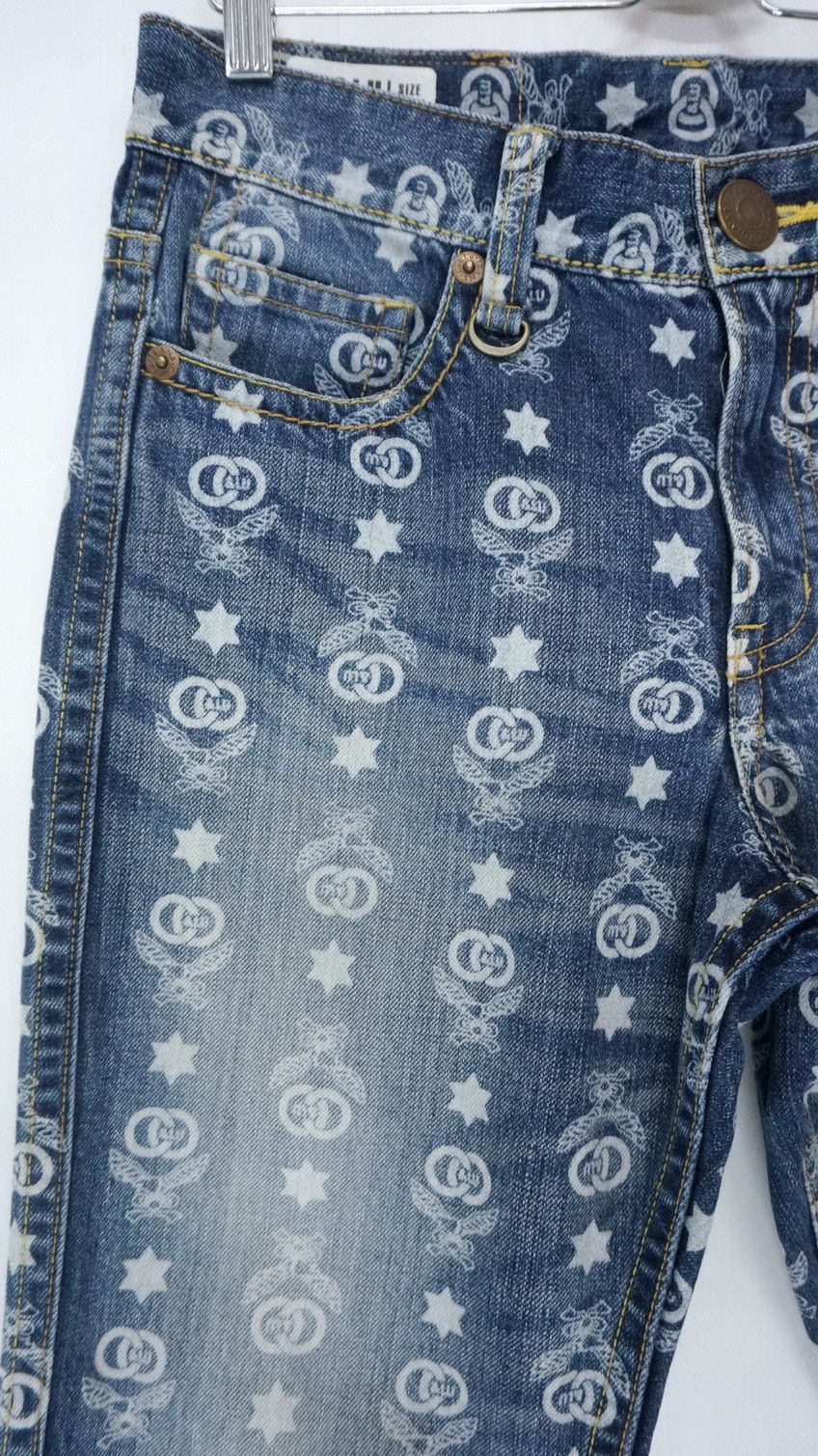 Japanese Brand Rare! CO & LU Japan Monogram Jeans Size US 30 / EU 46 - 4 Thumbnail