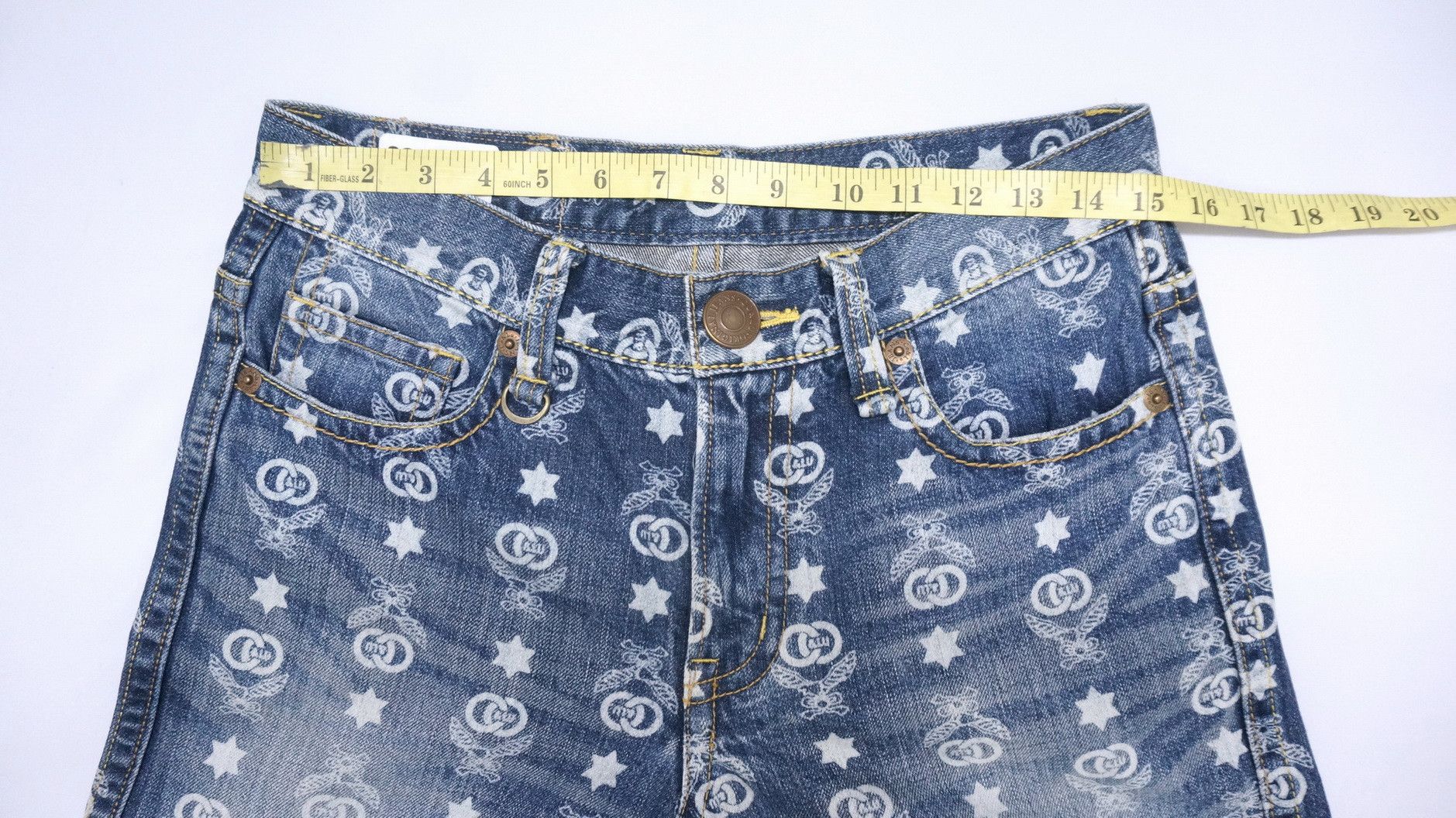 Japanese Brand Rare! CO & LU Japan Monogram Jeans Size US 30 / EU 46 - 13 Thumbnail