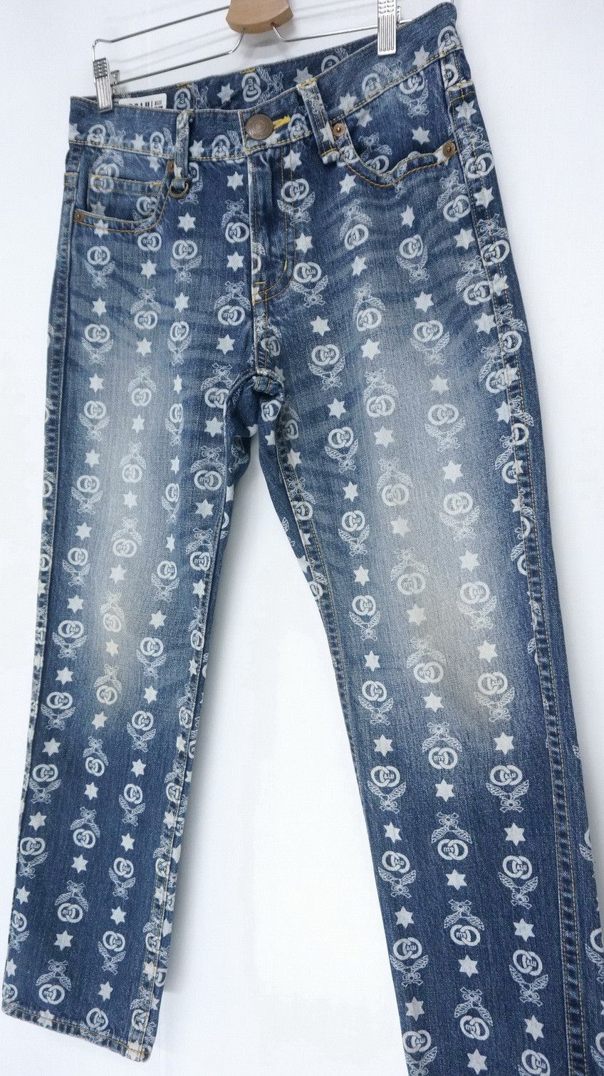 Japanese Brand Rare! CO & LU Japan Monogram Jeans Size US 30 / EU 46 - 11 Thumbnail