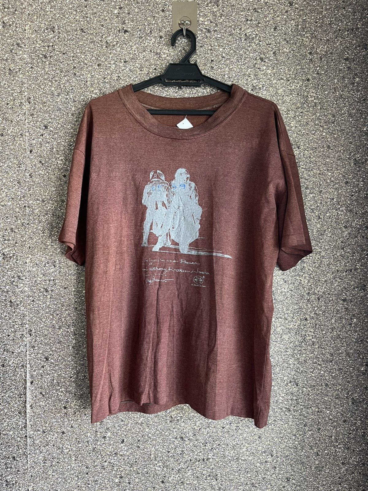 image of Vintage Tshirt Ft33 in Brown, Men's (Size XL)