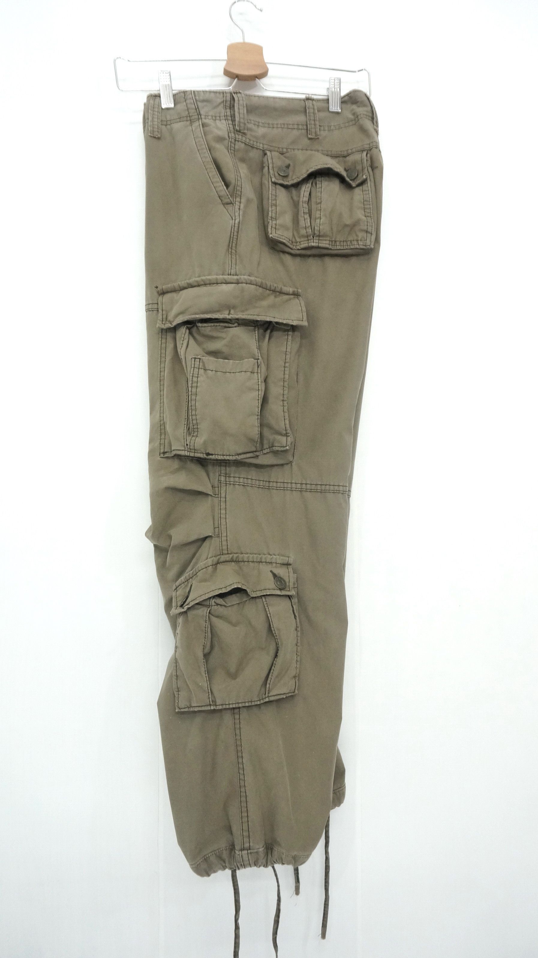 Japanese Brand Vintage R&G Worn out Multi Nine Pocket Tactical Cargo Pants Size US 31 - 4 Thumbnail