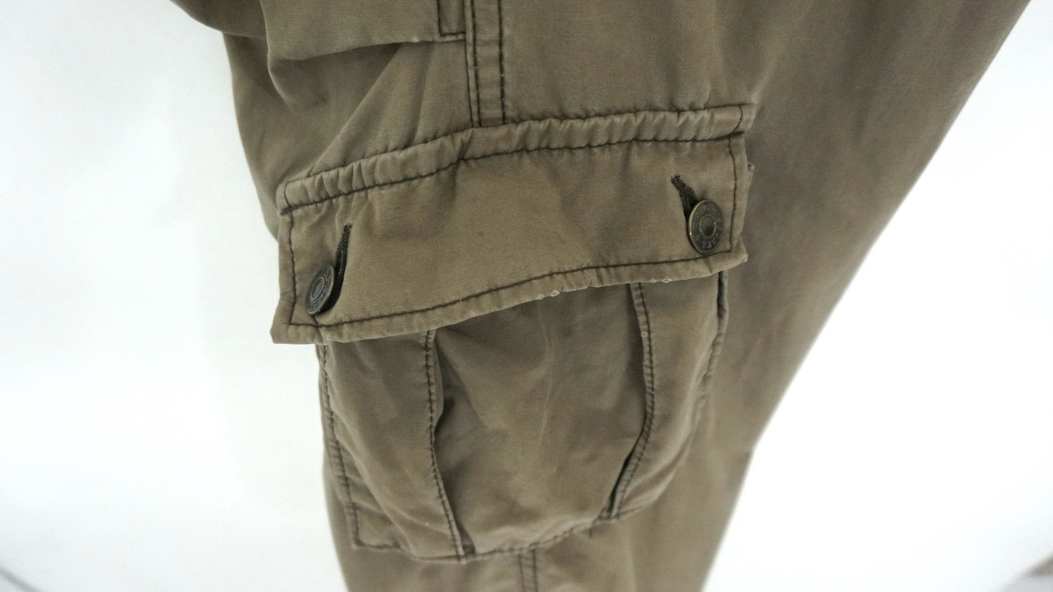 Japanese Brand Vintage R&G Worn out Multi Nine Pocket Tactical Cargo Pants Size US 31 - 13 Thumbnail