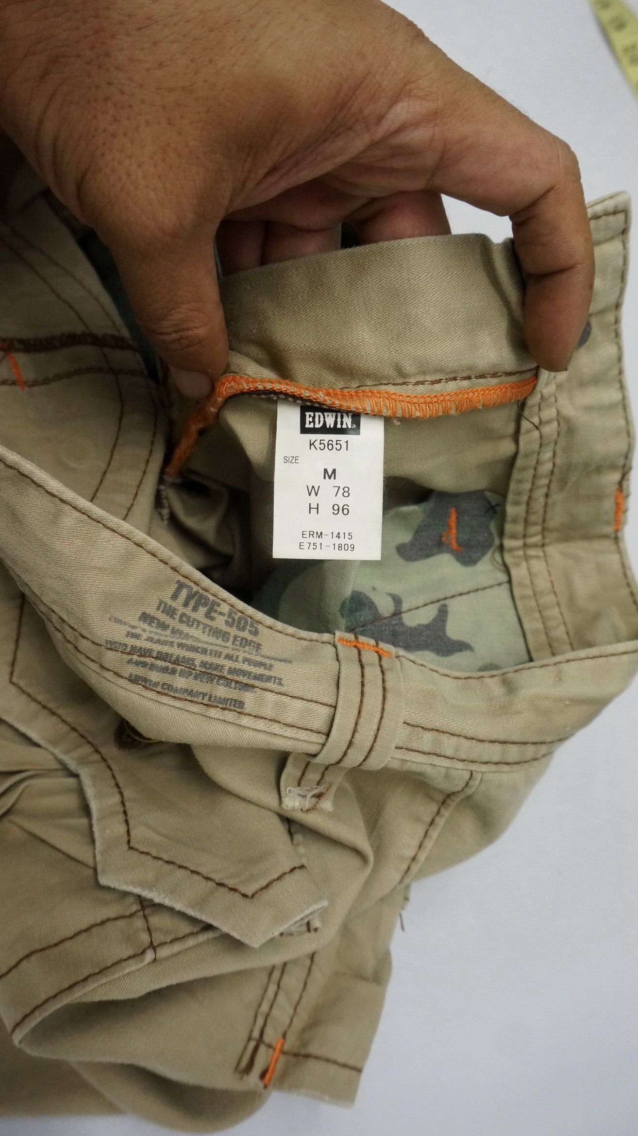 Edwin 🔥 EDWIN 505 Japan Slim Cargo Pants Size US 30 / EU 46 - 15 Thumbnail