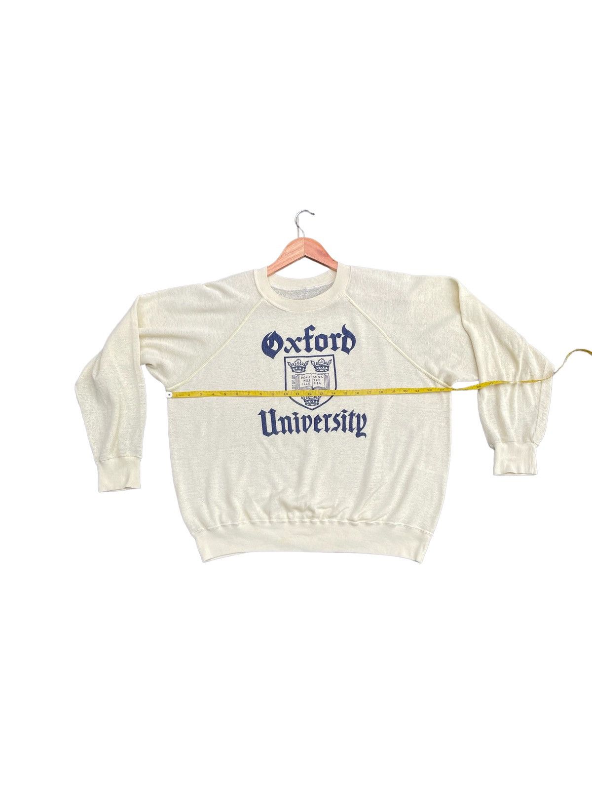 Vintage Vintage Paperthin Oxford University Crewneck Size US XL / EU 56 / 4 - 2 Thumbnail