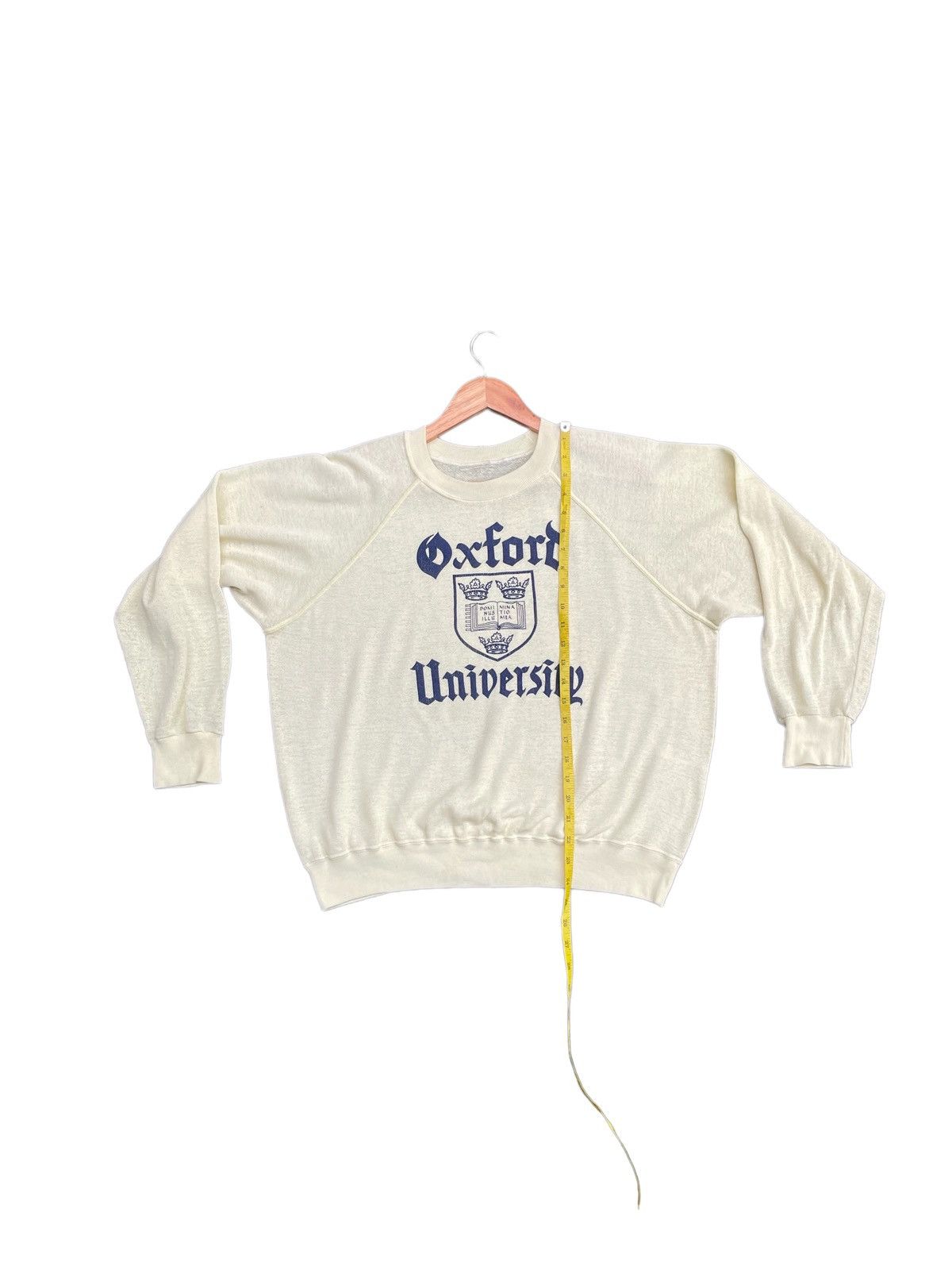 Vintage Vintage Paperthin Oxford University Crewneck Size US XL / EU 56 / 4 - 3 Thumbnail