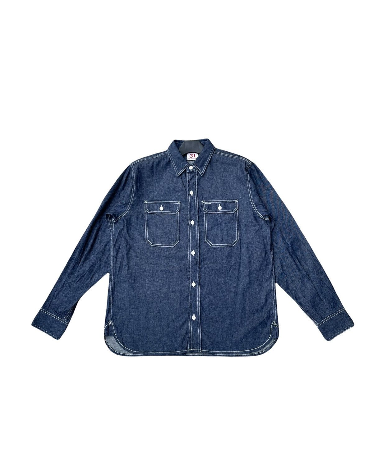 Japanese Brand Union 31 California Chambary Shirt Size US L / EU 52-54 / 3 - 1 Thumbnail
