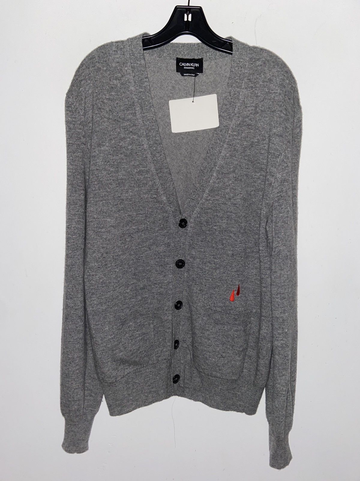 Calvin Klein 205W39NYC V-Neck Long Sleeve Cardigan size M