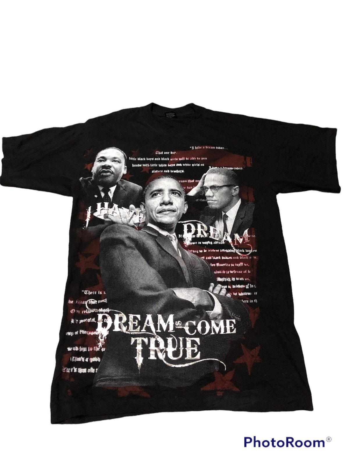 image of Vintage American Presidents in Black, Men's (Size XL)