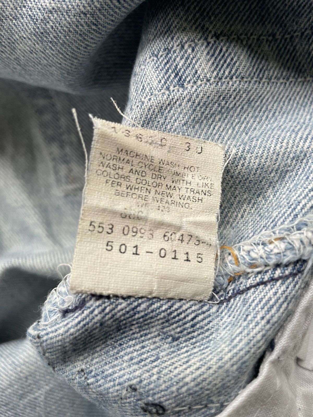 Levi's × Vintage Levi’s 501 e 1993 Usa Aging Custom Piece Size US 32 / EU 48 - 16 Thumbnail