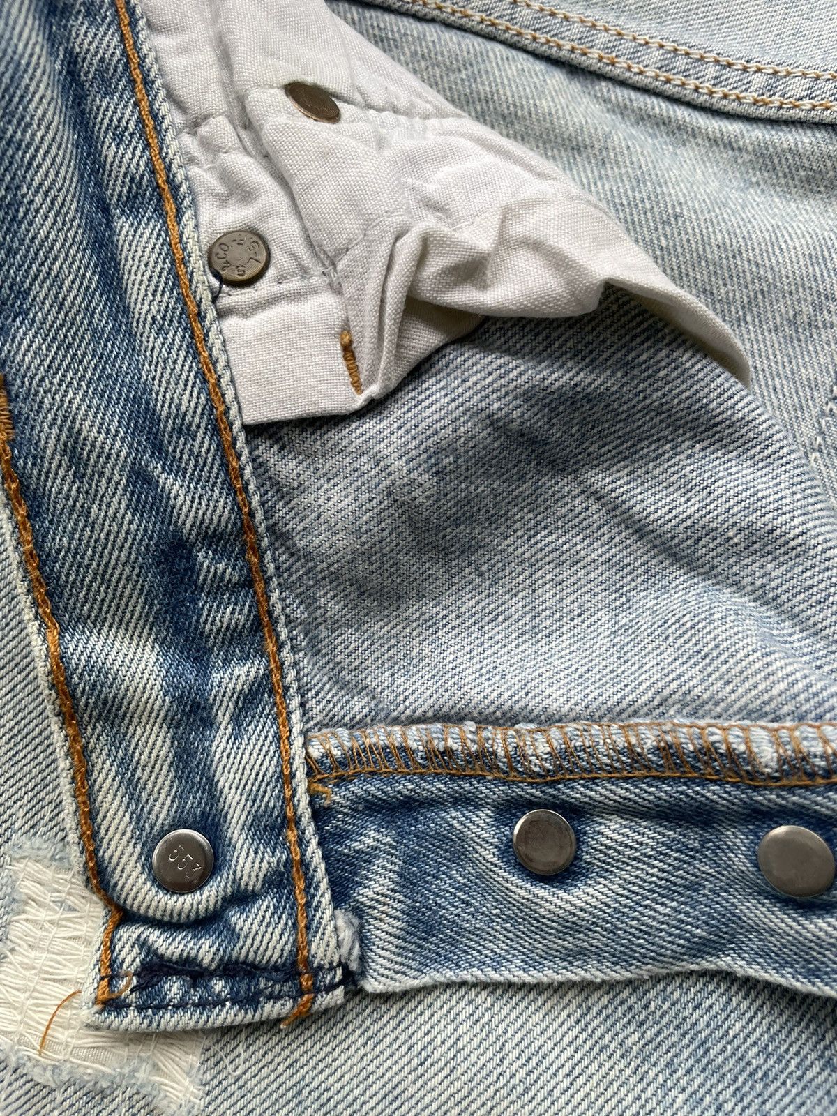 Levi's × Vintage Levi’s 501 e 1993 Usa Aging Custom Piece Size US 32 / EU 48 - 20 Thumbnail