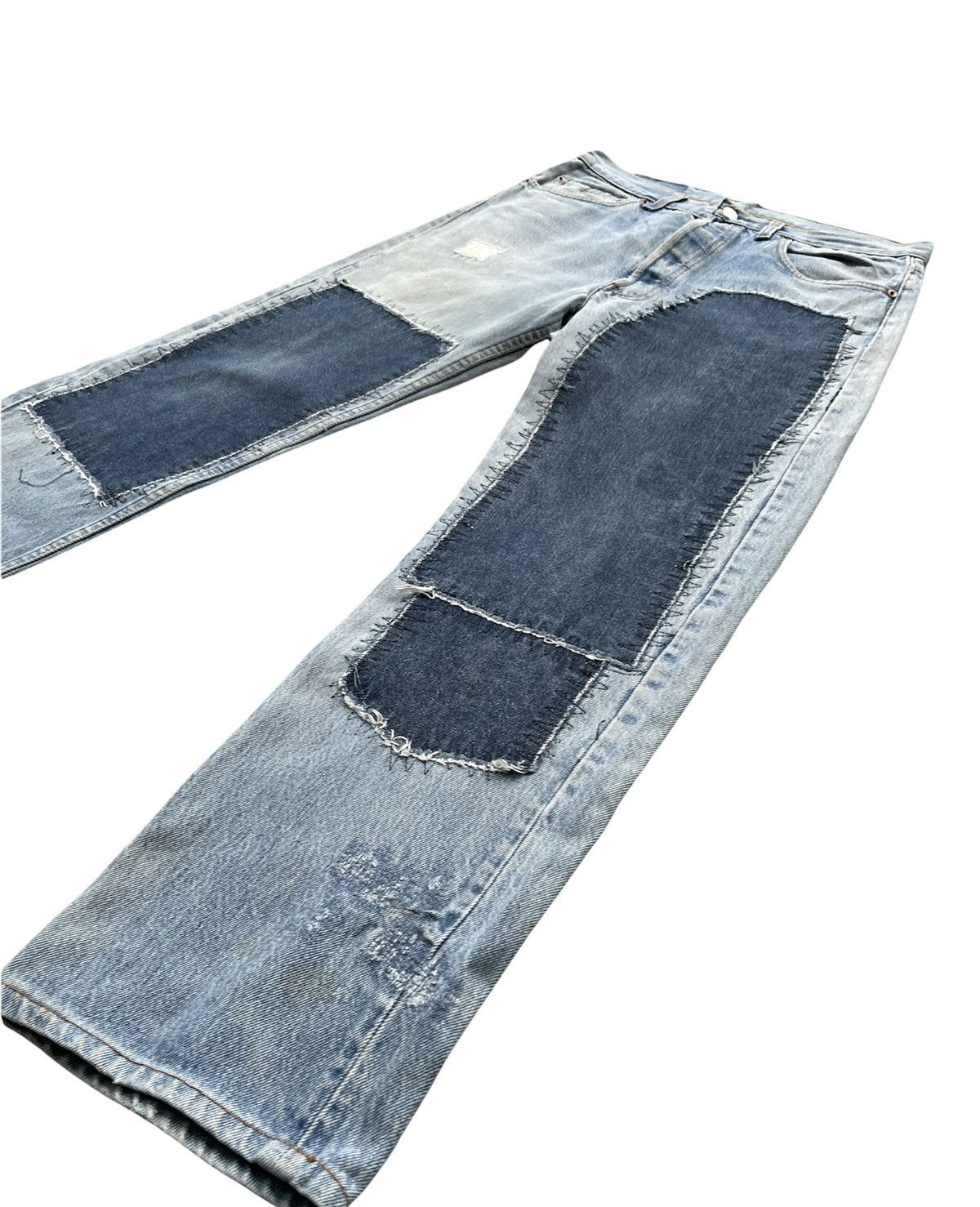 Levi's × Vintage Levi’s 501 e 1993 Usa Aging Custom Piece Size US 32 / EU 48 - 2 Thumbnail