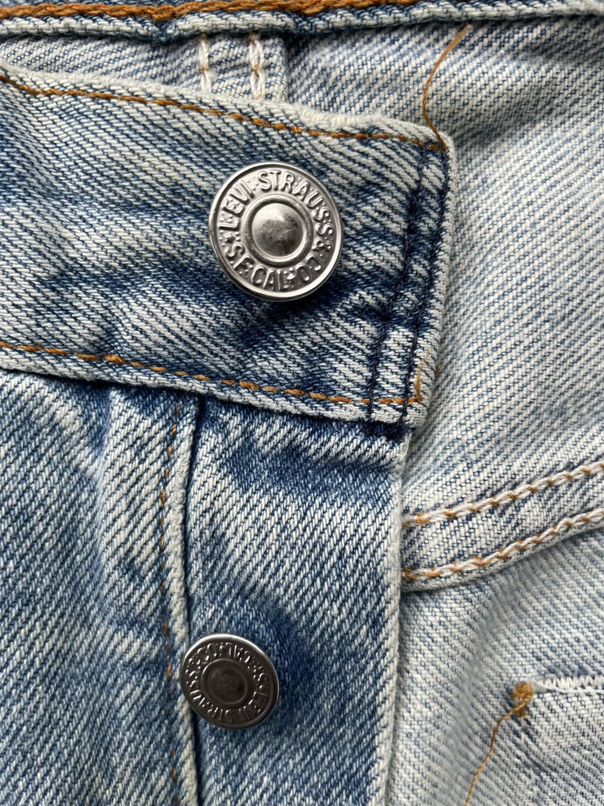 Levi's × Vintage Levi’s 501 e 1993 Usa Aging Custom Piece Size US 32 / EU 48 - 22 Thumbnail