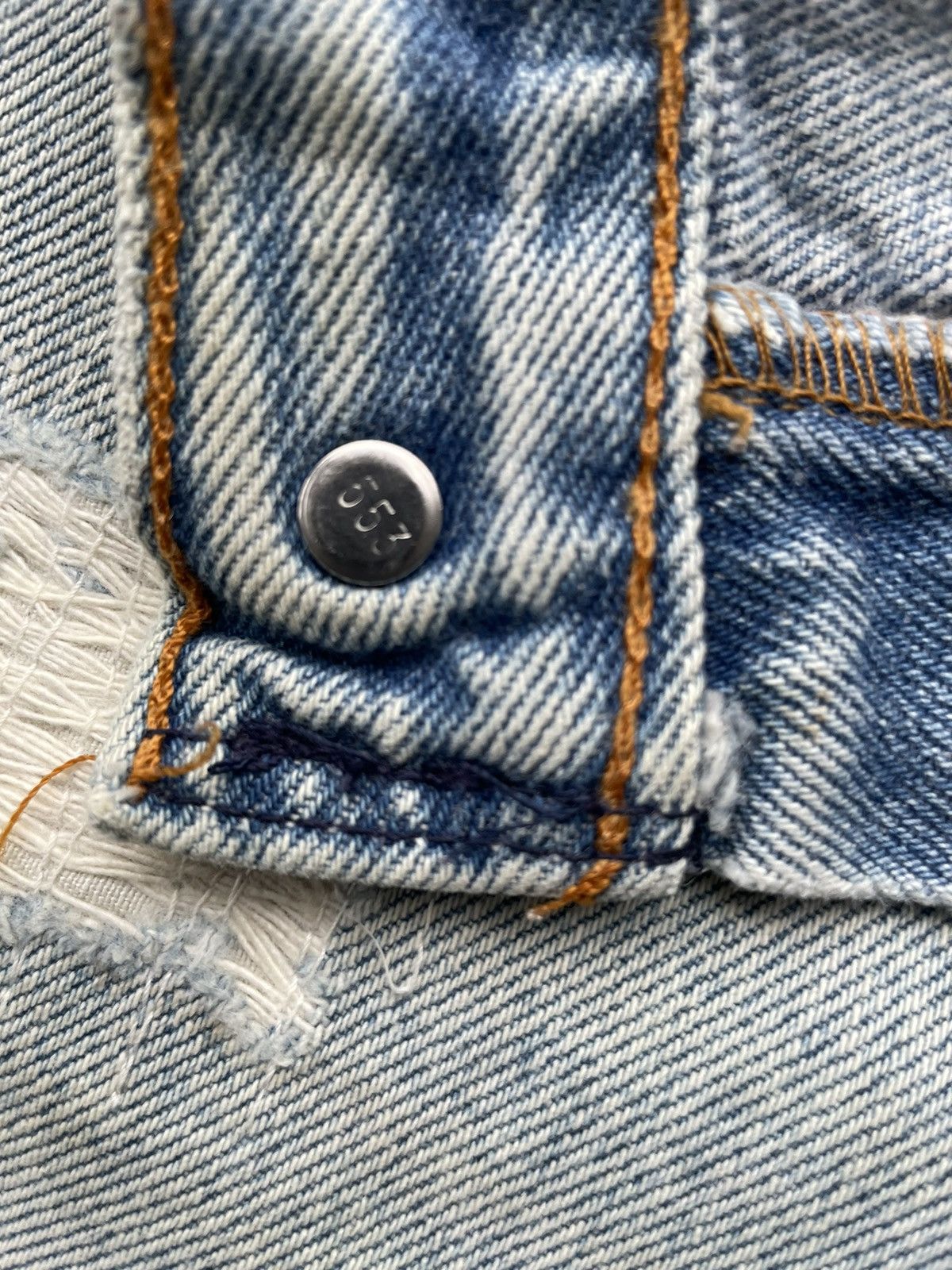 Levi's × Vintage Levi’s 501 e 1993 Usa Aging Custom Piece Size US 32 / EU 48 - 19 Thumbnail