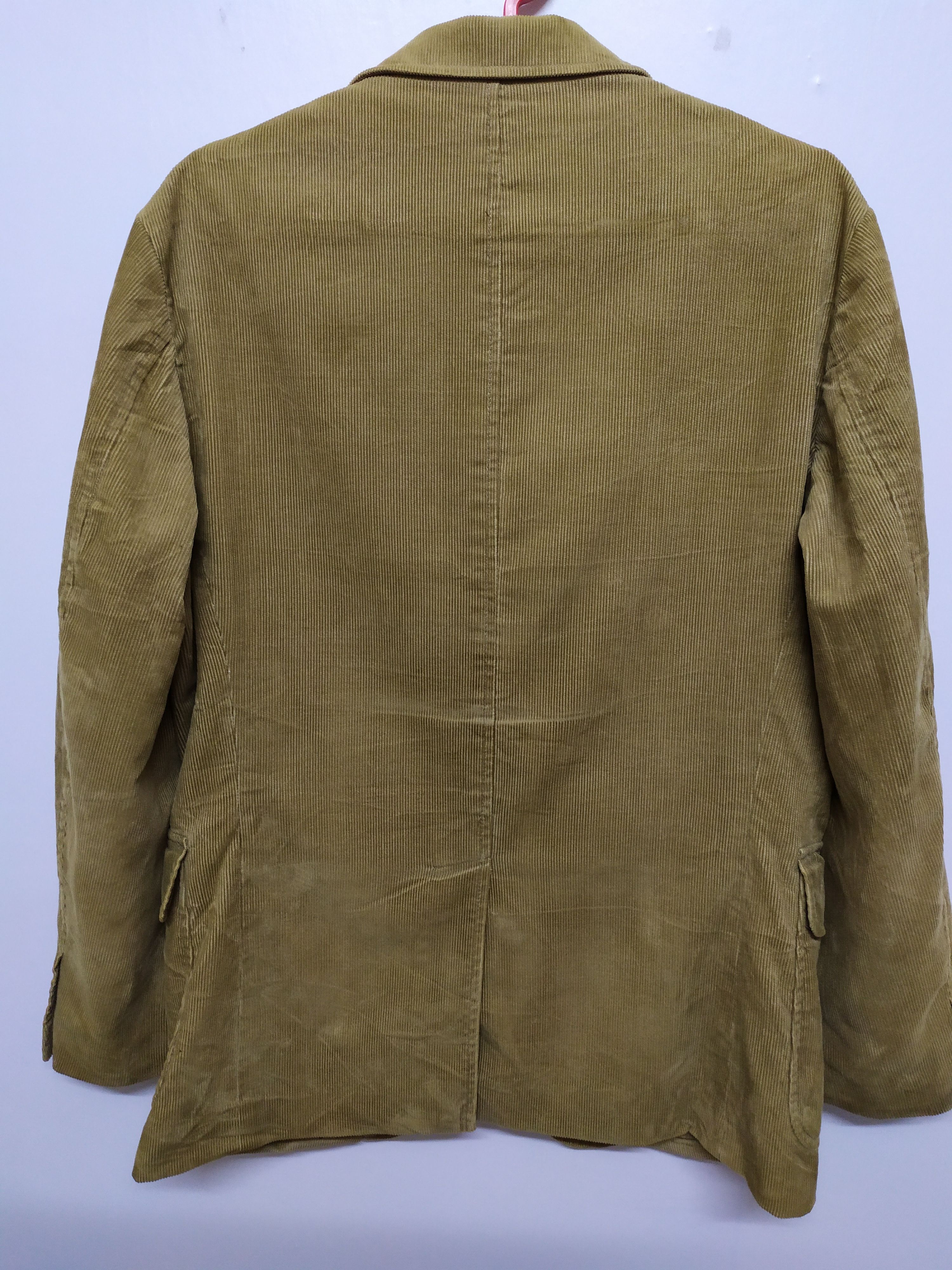 Japanese Brand CONDUROY BLAZER COAT FADED JACKET Size 38R - 10 Thumbnail