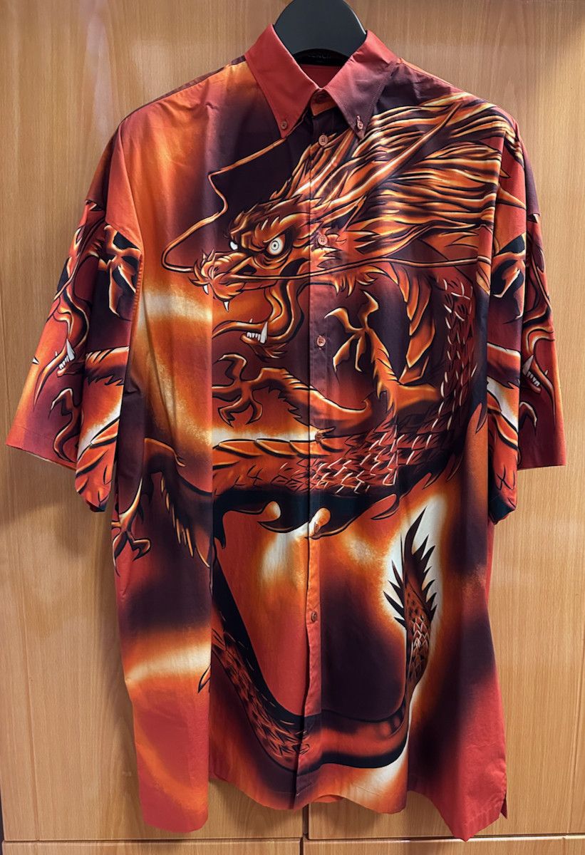 Balenciaga Dragon Shirt | Grailed