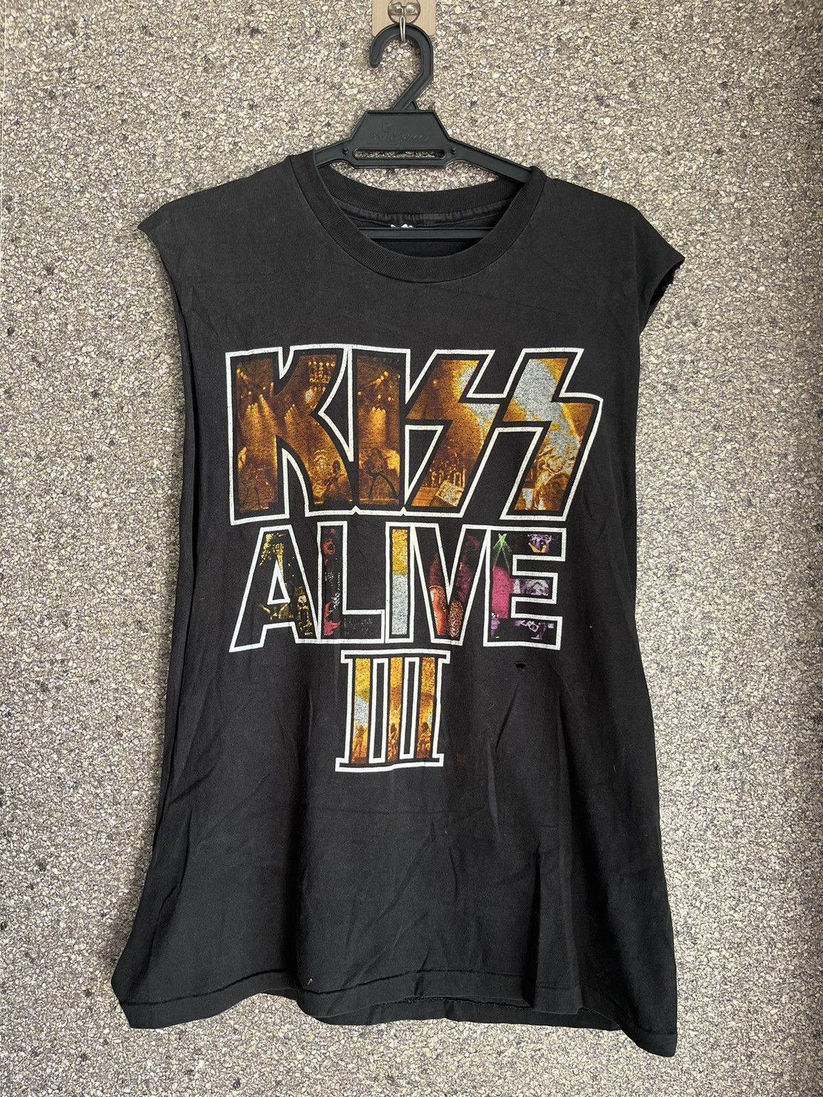 Vintage 80s Vintage KISS tour alive ft34 Size US L / EU 52-54 / 3 - 1 Thumbnail