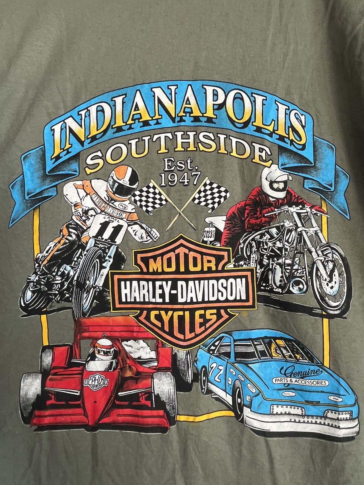 Vintage Harley davidson ft34 Size US L / EU 52-54 / 3 - 5 Thumbnail