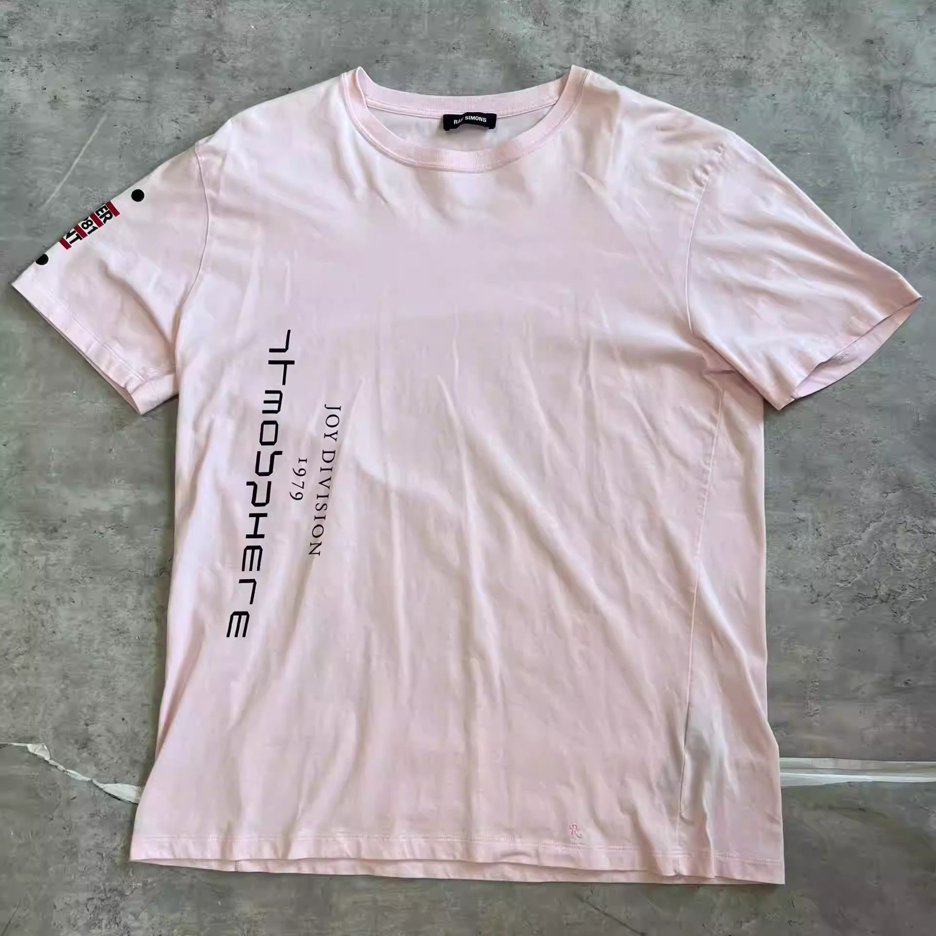 Raf Simons Raf Simons Joy Division Floral Short Sleeve Tee