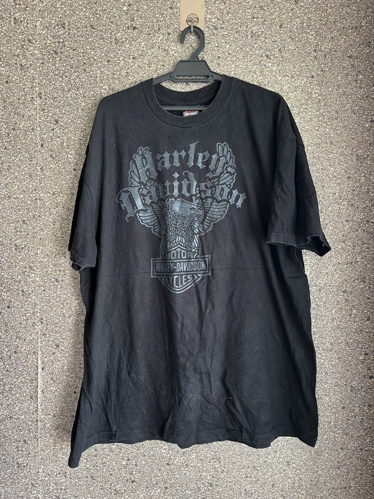 image of Vintage Harley Davidson Ft34 in Black, Men's (Size 2XL)