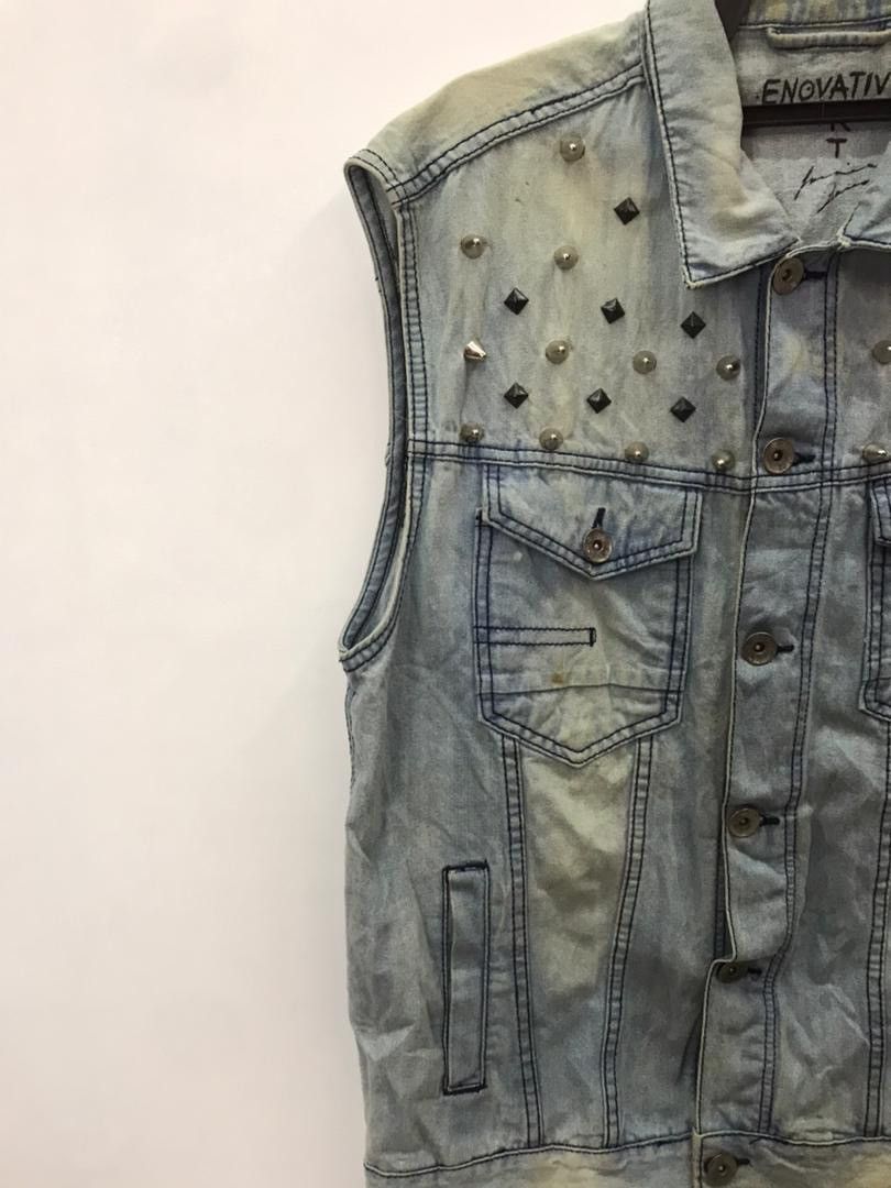 Seditionaries ENOVATIVE sedionaries vest denim jacket punk style Size US XL / EU 56 / 4 - 3 Thumbnail