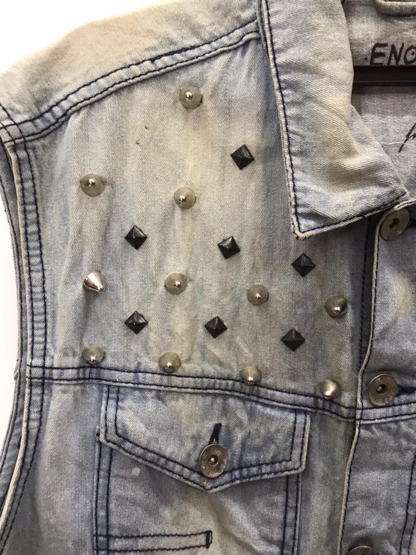 Seditionaries ENOVATIVE sedionaries vest denim jacket punk style Size US XL / EU 56 / 4 - 5 Thumbnail