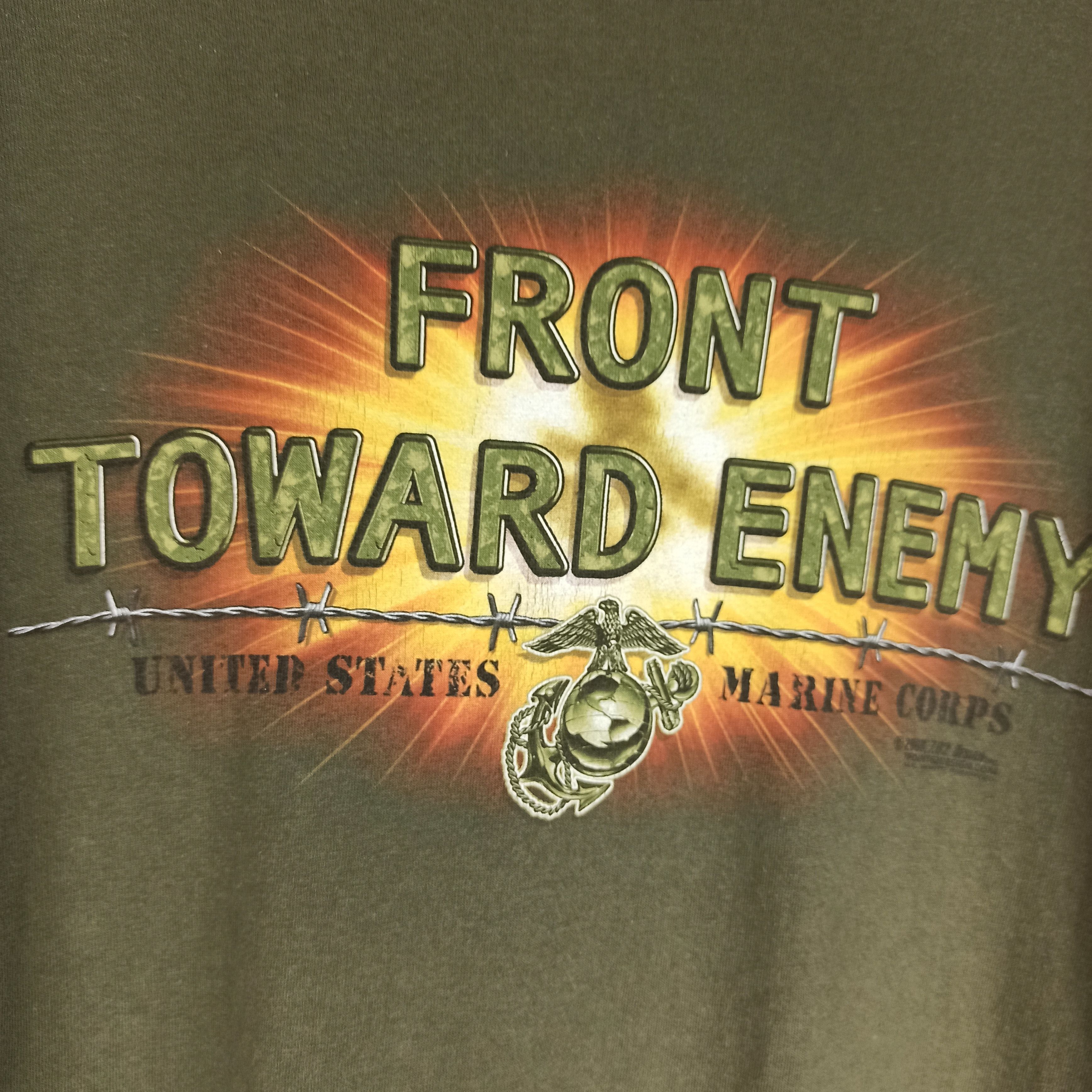 Vintage Vintage USMC MILITARY MARINE USA Tees Size US XL / EU 56 / 4 - 3 Thumbnail