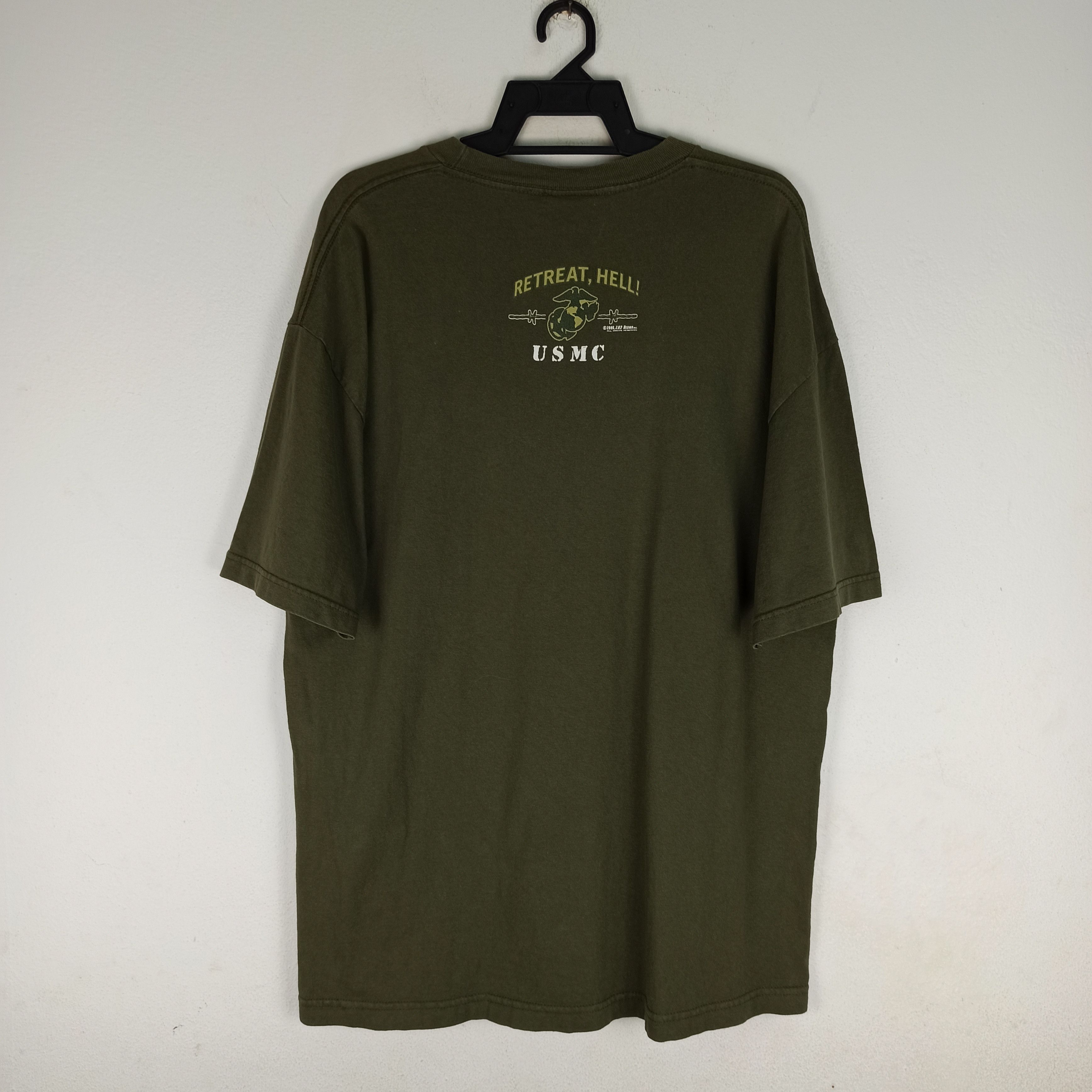 Vintage Vintage USMC MILITARY MARINE USA Tees Size US XL / EU 56 / 4 - 5 Thumbnail