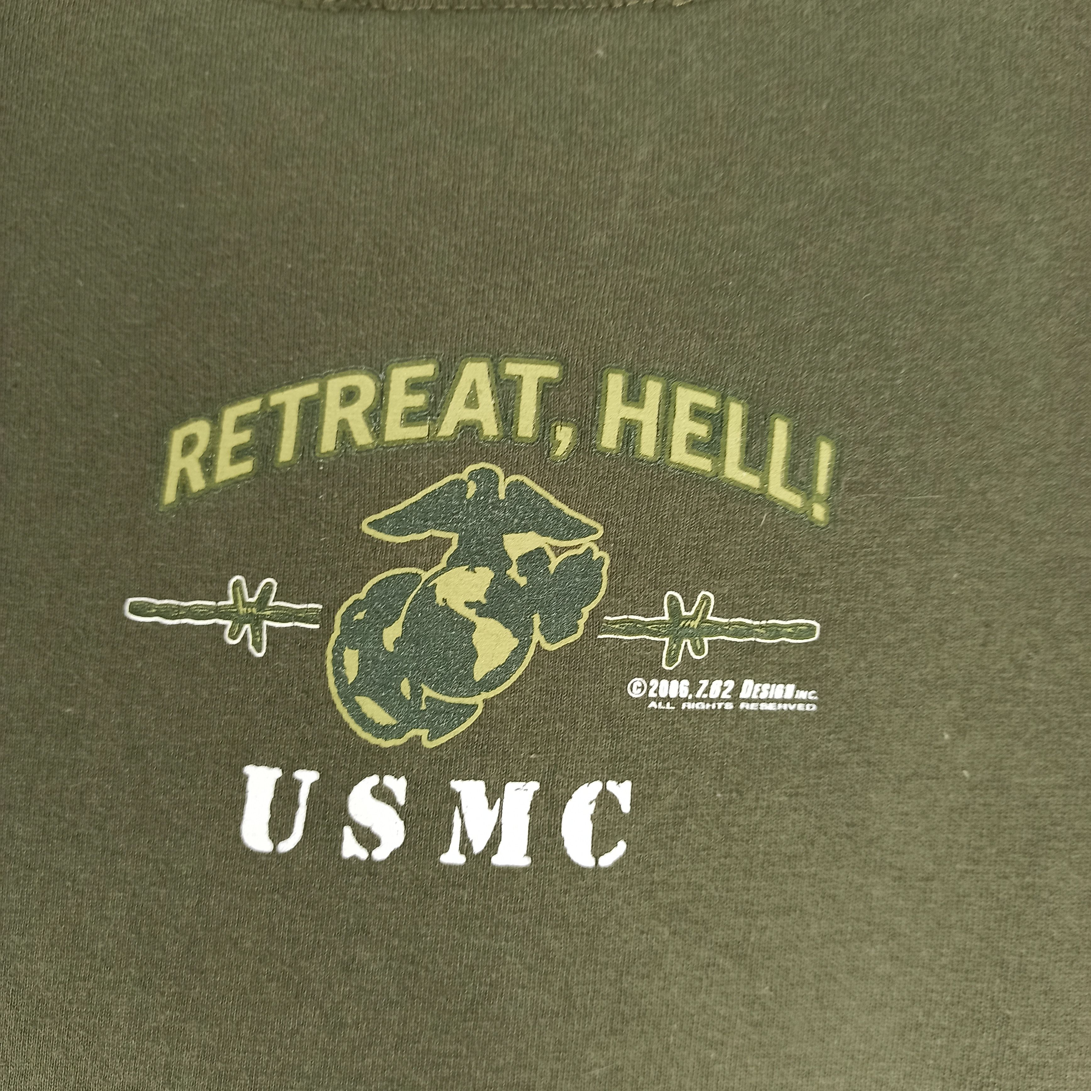 Vintage Vintage USMC MILITARY MARINE USA Tees Size US XL / EU 56 / 4 - 6 Thumbnail