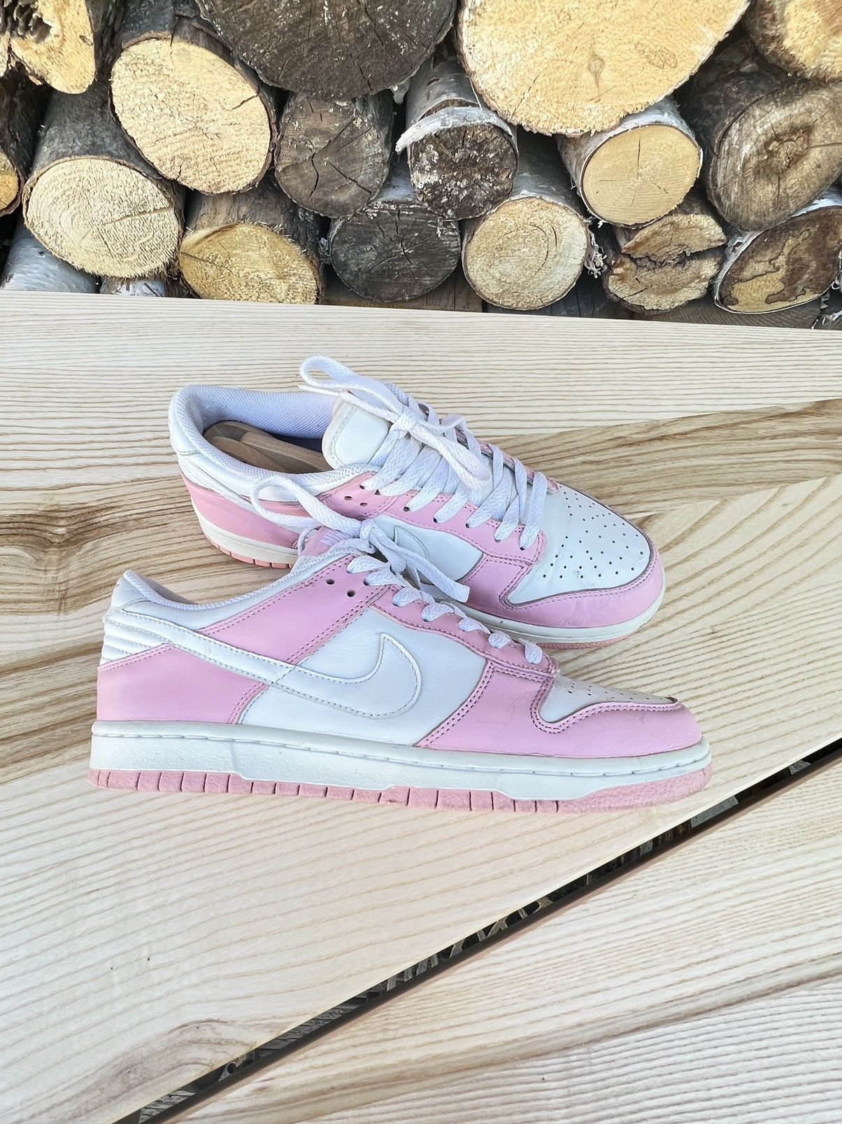 Pre-owned Nike X Vintage Nike Dunk Low Real Pink 2005 Vintage Y2k Shoes
