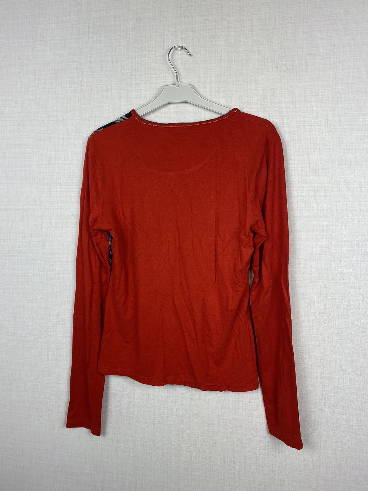 Kenzo × Vintage Kenzo Jeans Embroidered Long Sleeve Size M / US 6-8 / IT 42-44 - 6 Thumbnail